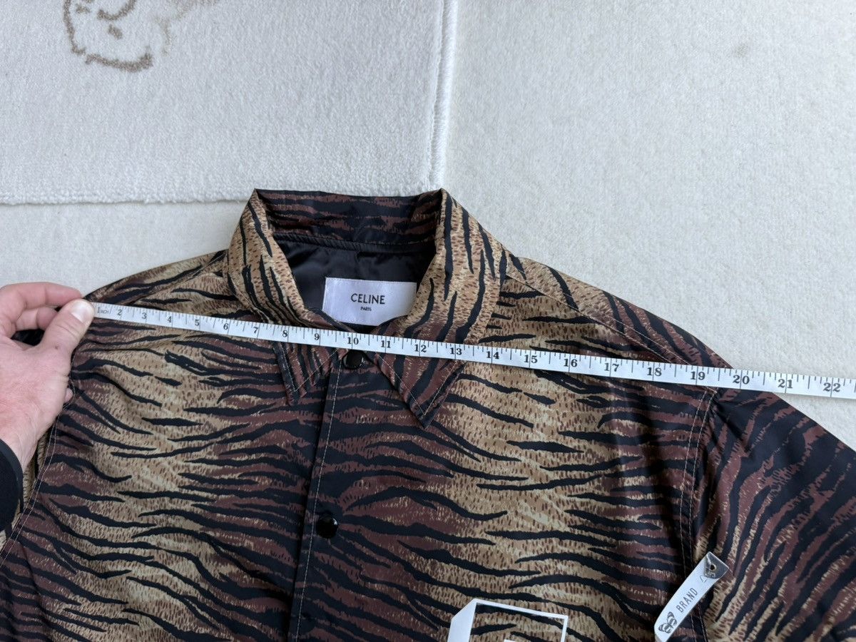 Celine $1.9k Celine tiger animal logo print coach jacket S M L Hedi Size US M / EU 48-50 / 2 - 7 Thumbnail