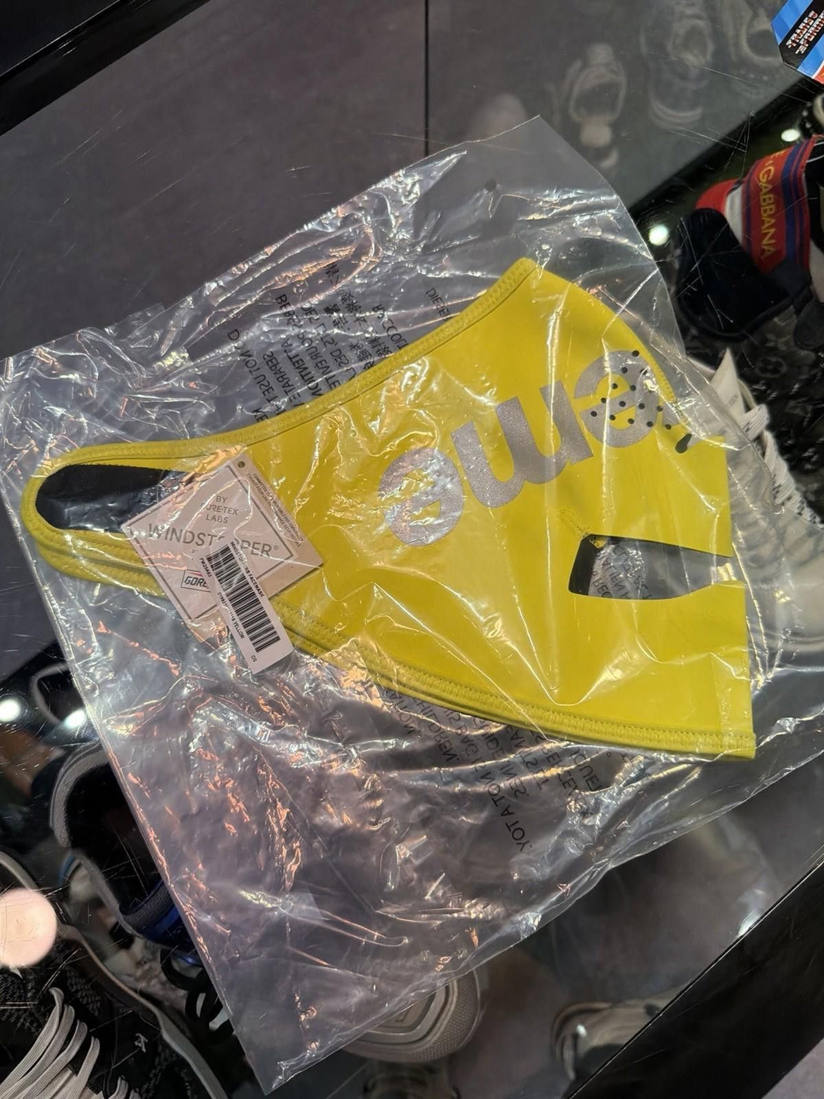 Other Supreme Windstopper Face Mask FW 25 Yellow (One Size) Size ONE SIZE - 1 Thumbnail