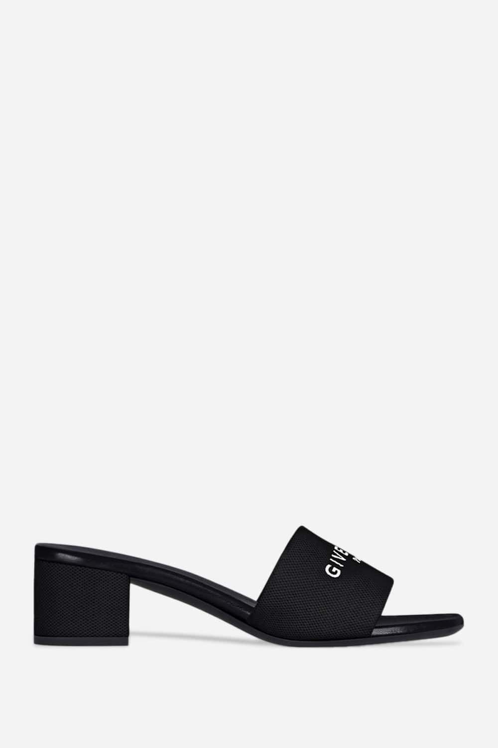 Givenchy o1w1db10326 4G Heel Sandals in Black Size US 12 / IT 42 - 1 Thumbnail