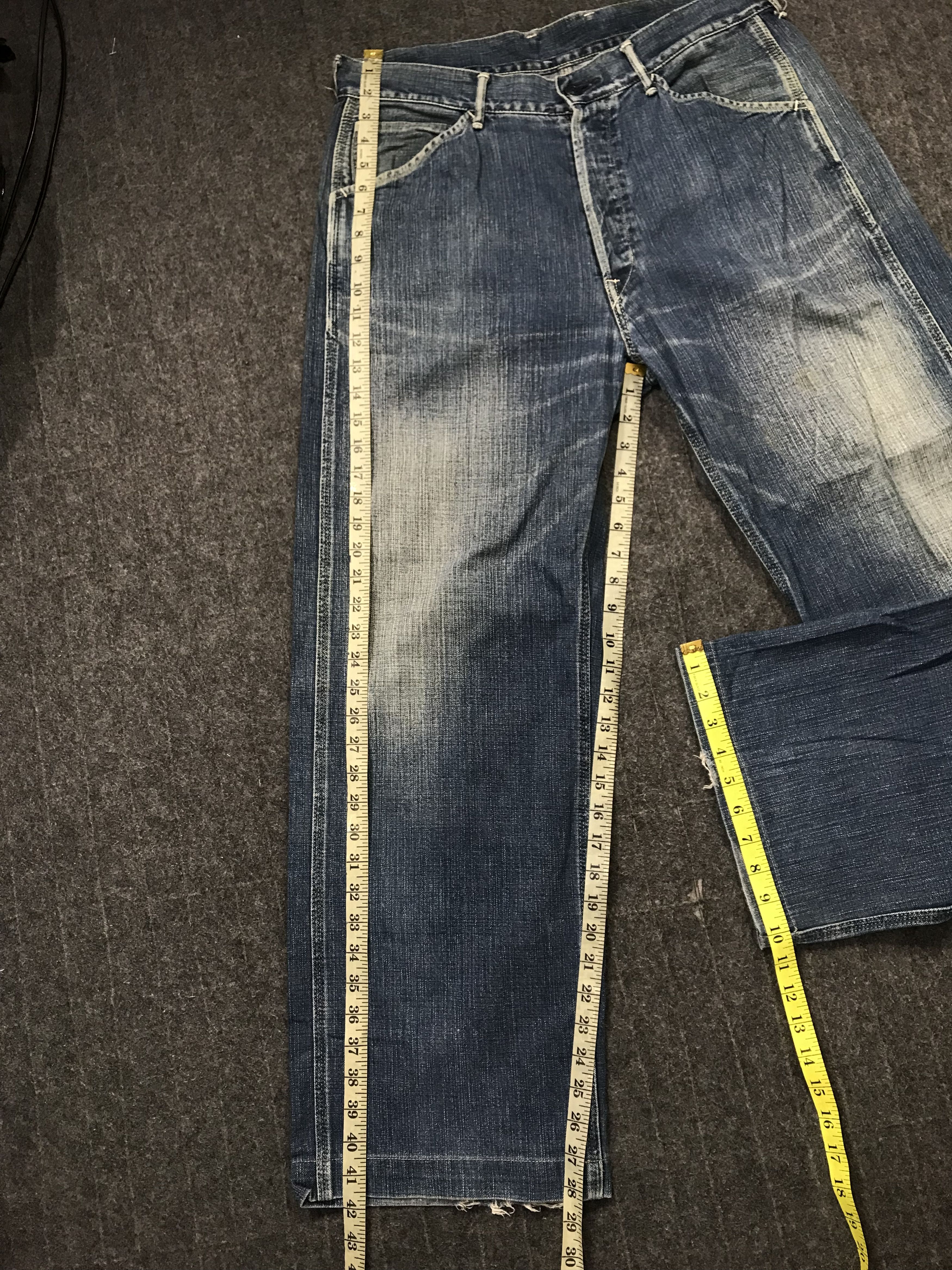 45rpm 45 Rpm Studio Indigo Denim Jeans Pant Buttonfly Straight Cut Size US 34 / EU 50 - 9 Thumbnail