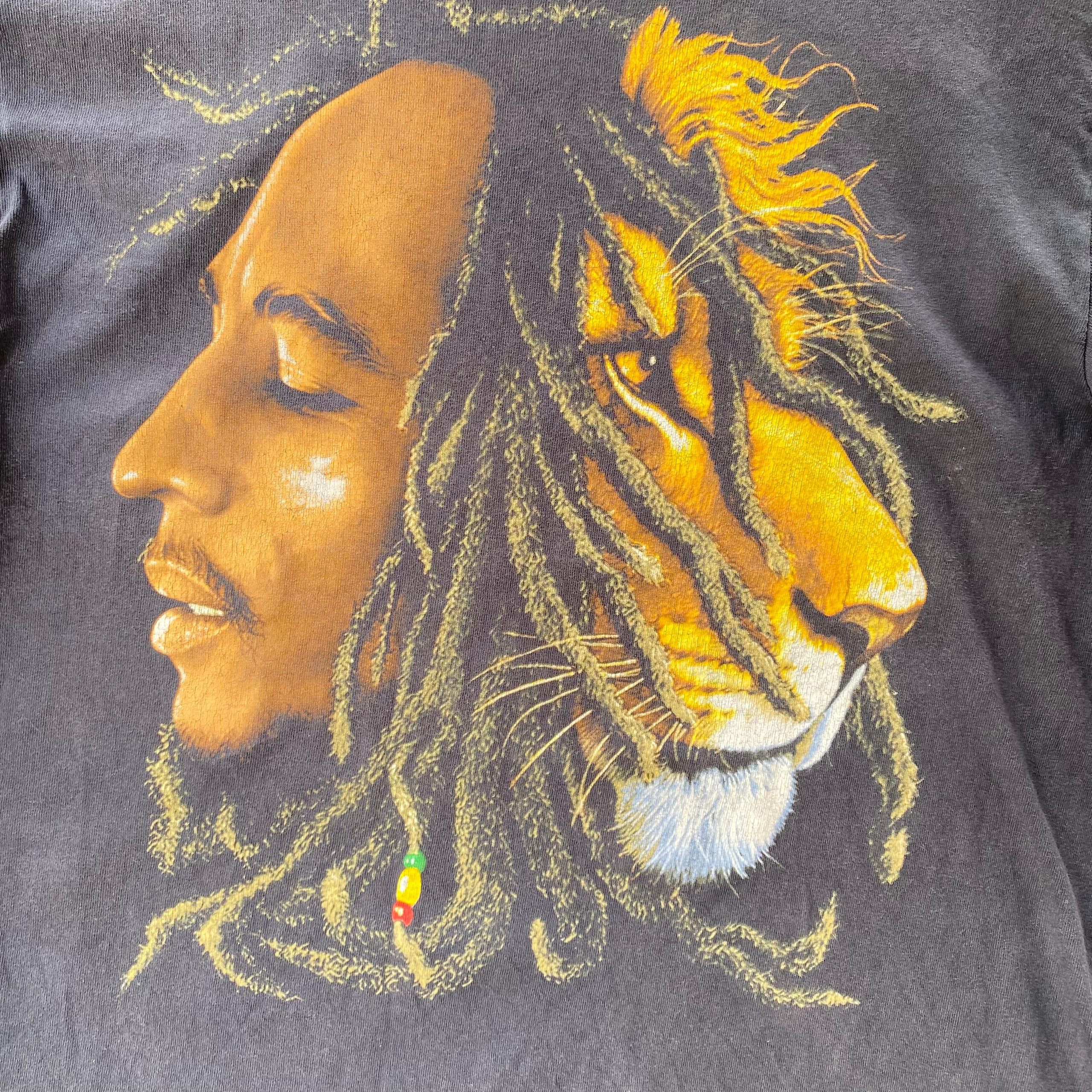 Rap Tees Vintage Bob Marley Raggae Promo Tshirt Size US L / EU 52-54 / 3 - 5 Thumbnail
