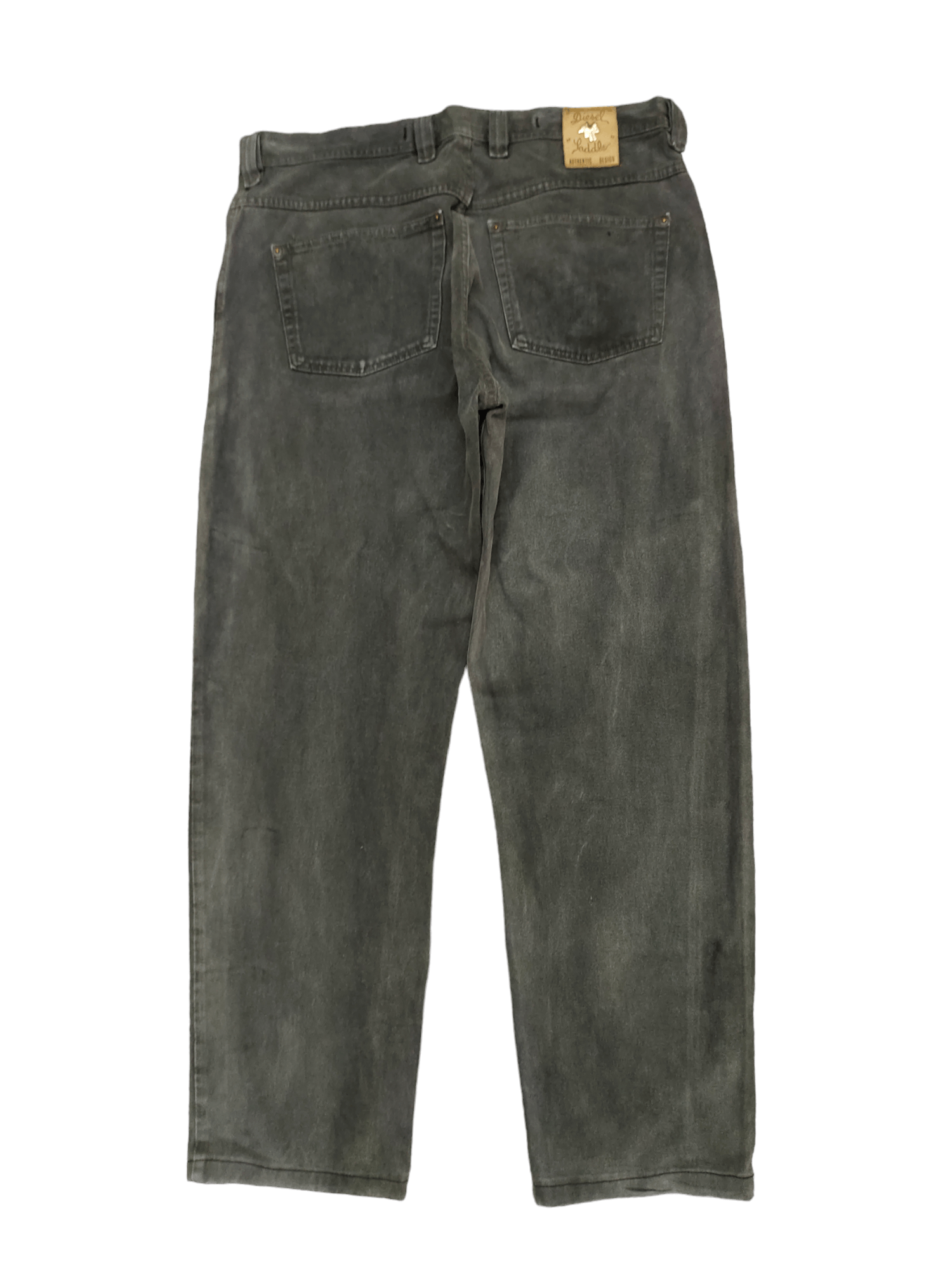 Diesel Rare Baggy Jean Diesel Saddle Black Faded Wide Leg Denim Y2k Size US 36 / EU 52 - 10 Thumbnail