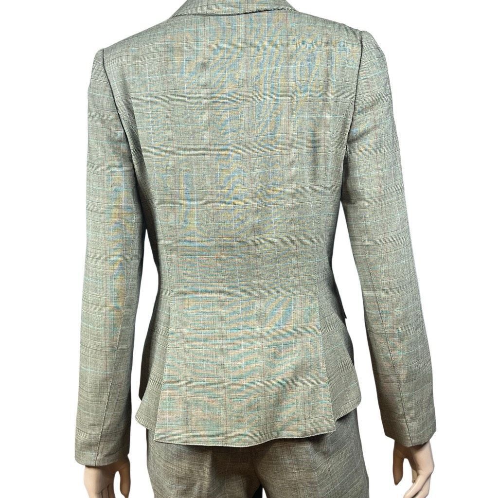 Vintage Vintage J Jodi Embroidered Plaid Pantsuit Olive Size 6 (048) Size M / US 6-8 / IT 42-44 - 14 Thumbnail