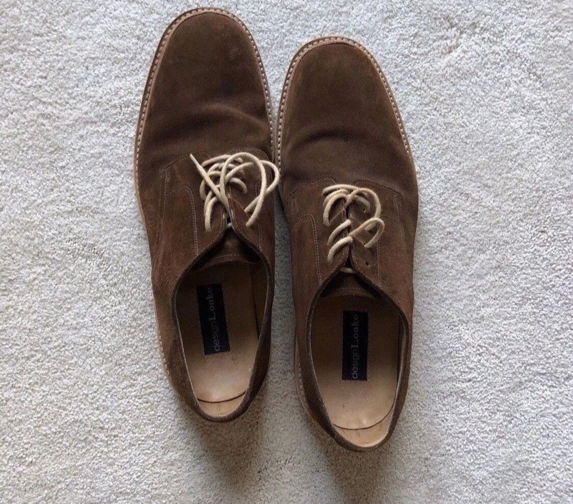 Loake Buck Brown Suede Size US 10 / EU 43 - 3 Thumbnail