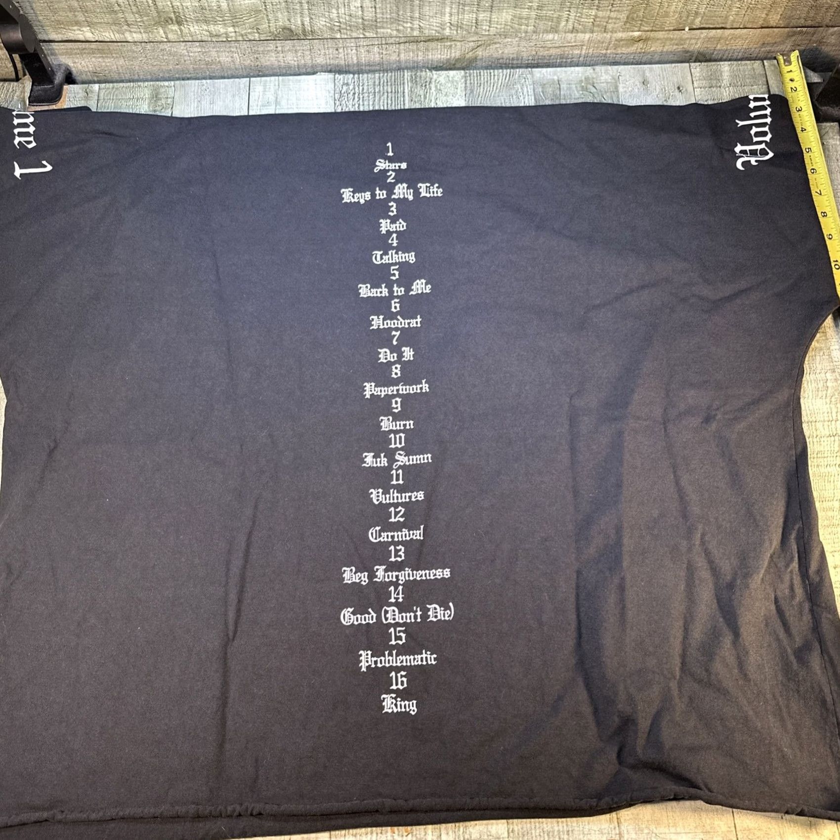 Yeezy Kanye West YZY Vultures Volume 1 Black Long Sleeve Tee Size 2 Yeezy New Size US XS / EU 42 / 0 - 6 Thumbnail