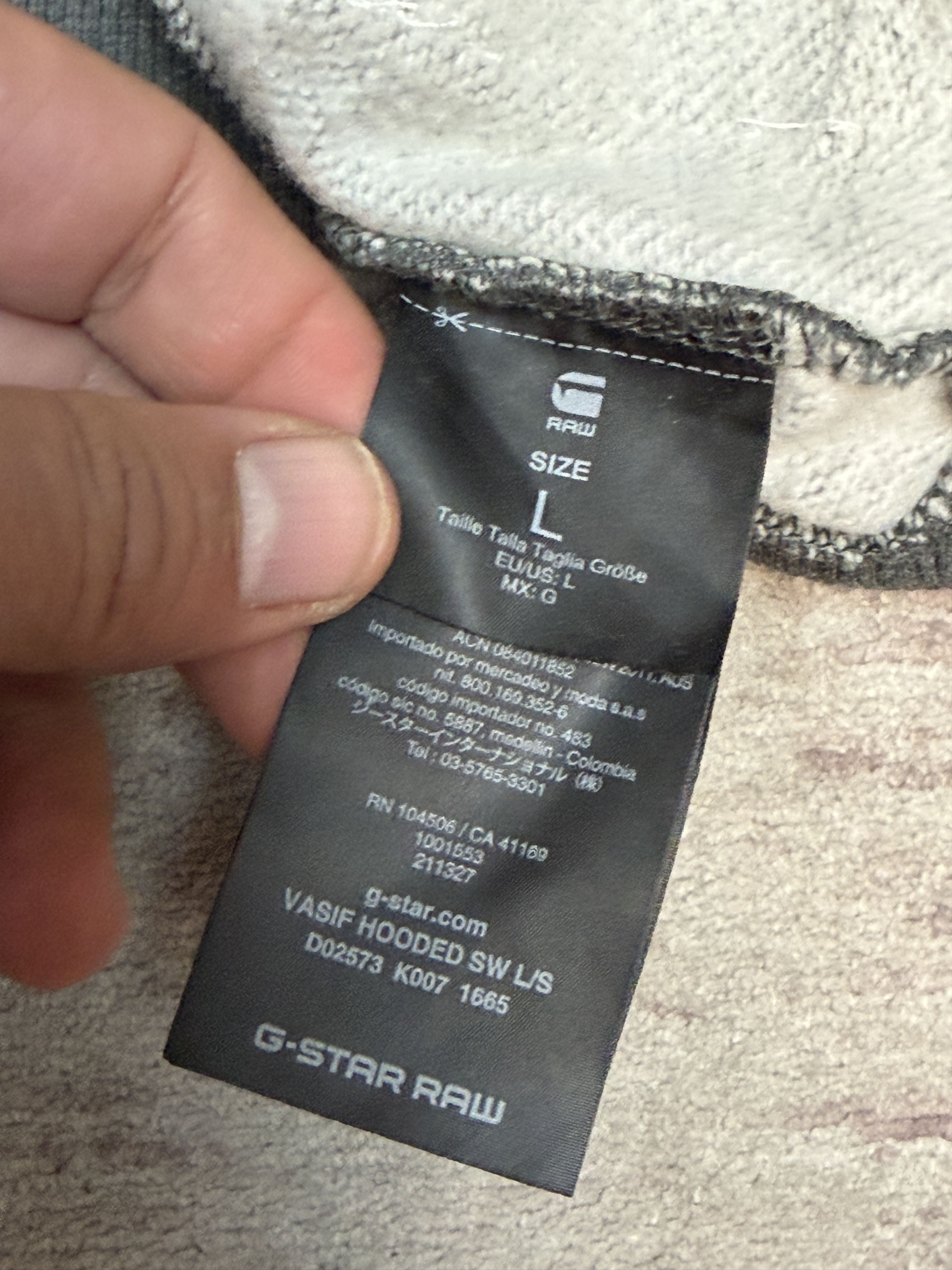 G-Star G-Star RAW Men's Gray Hoodie Size L In Great Shape!! Size US L / EU 52-54 / 3 - 5 Thumbnail