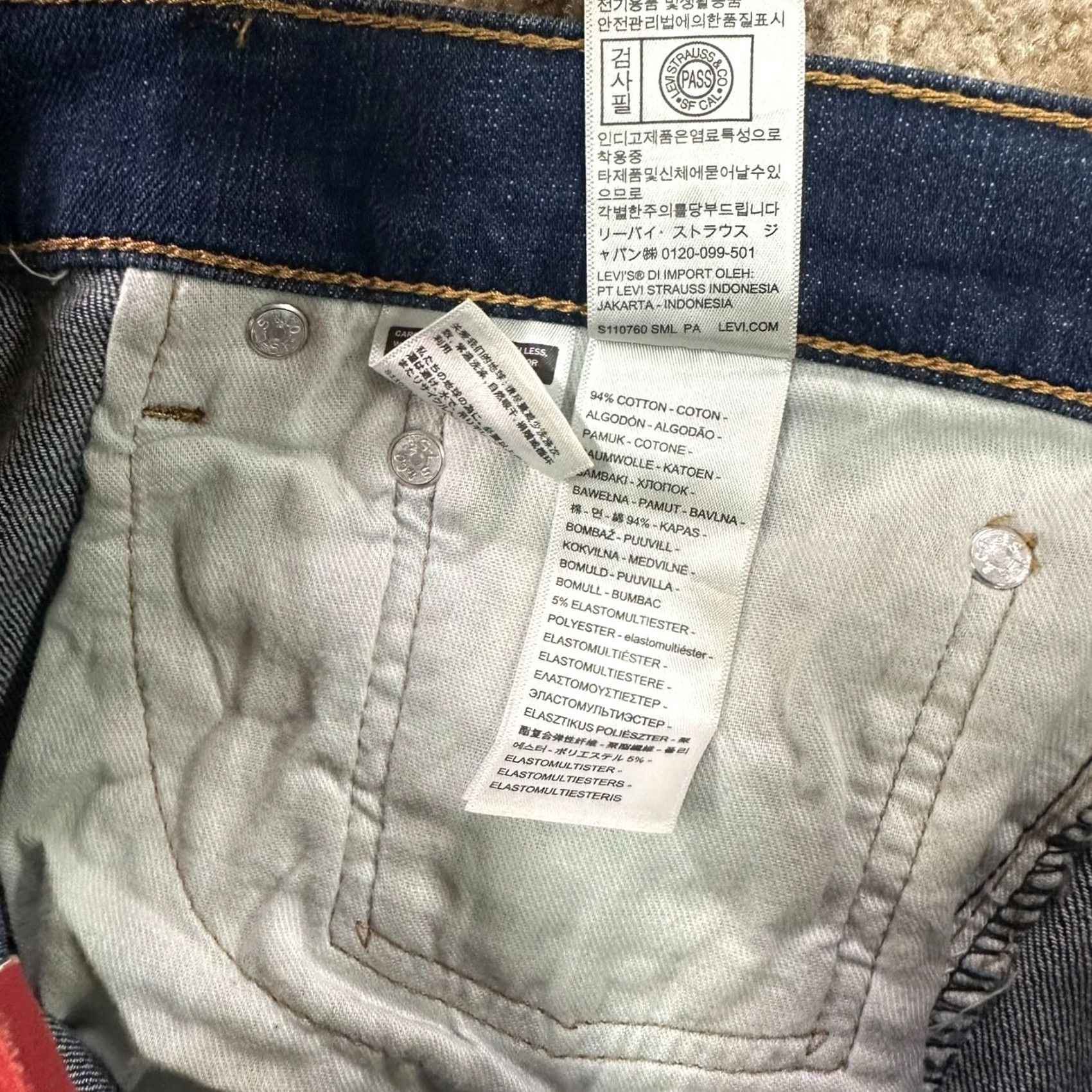 Levi's VINTAGE Levi's 527 Jeans 5-Pocket Design Men 38x30 Blue Denim Slim Bootcut Cadet Western Cowboy Size US 38 / EU 54 - 6 Thumbnail