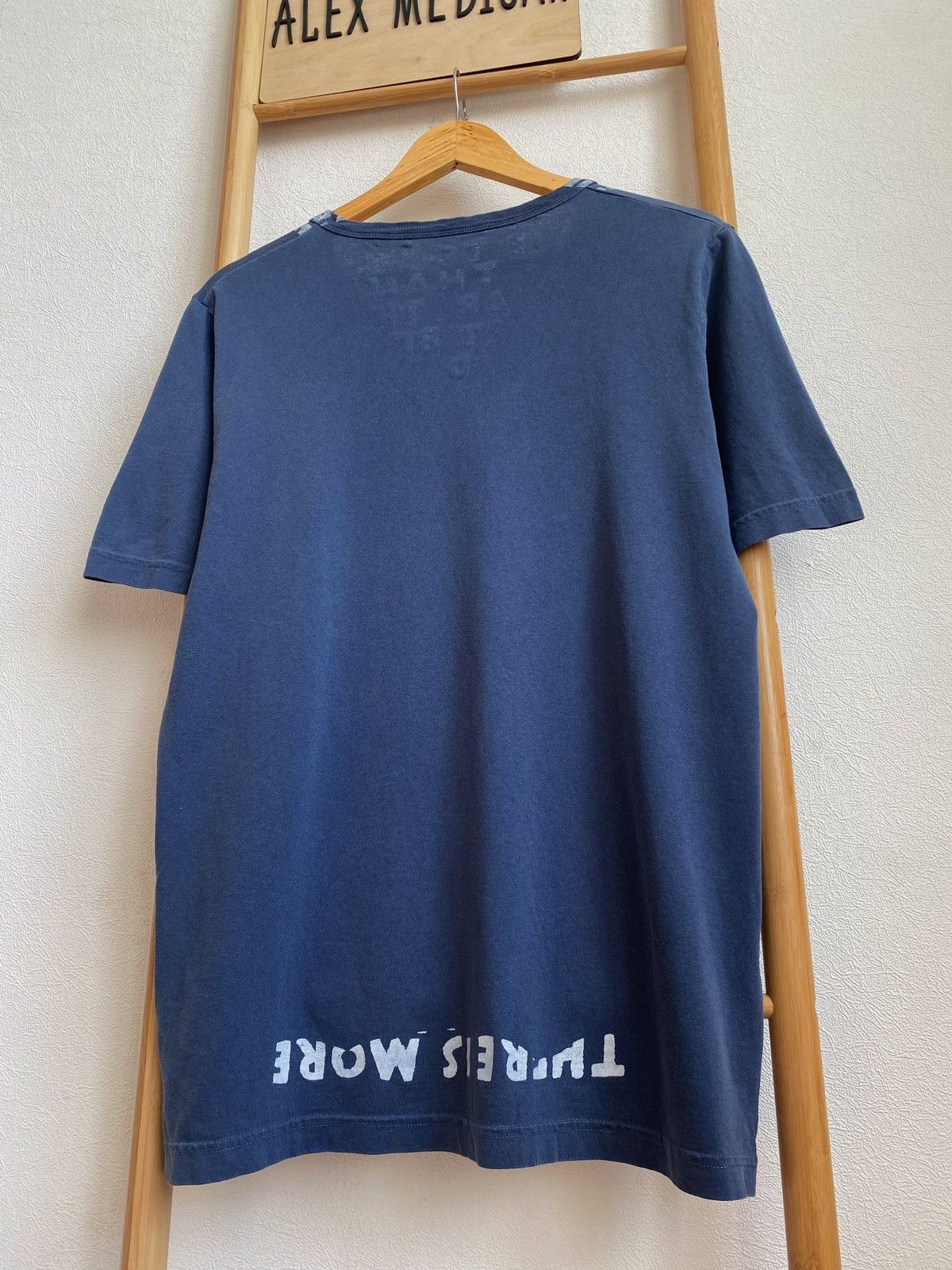 Maison Margiela MAISON MARTIN MARGIELA AIDS garment dyed v- neck t-shirt Size US M / EU 48-50 / 2 - 7 Thumbnail