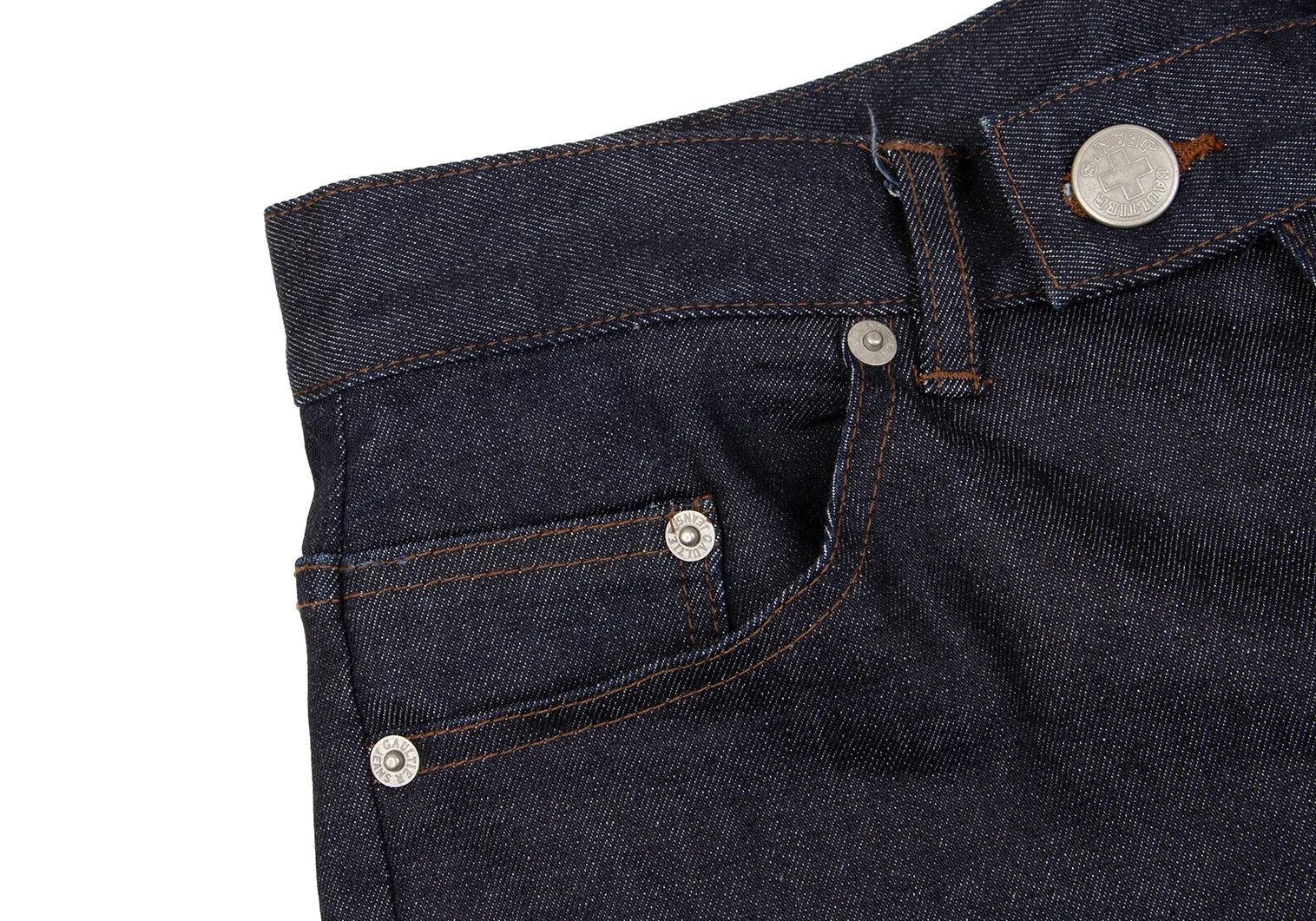 Jean Paul Gaultier Psychedelic Pattern Power Net Flare Denim Pants Blue 46 Size US 30 / EU 46 - 4 Thumbnail