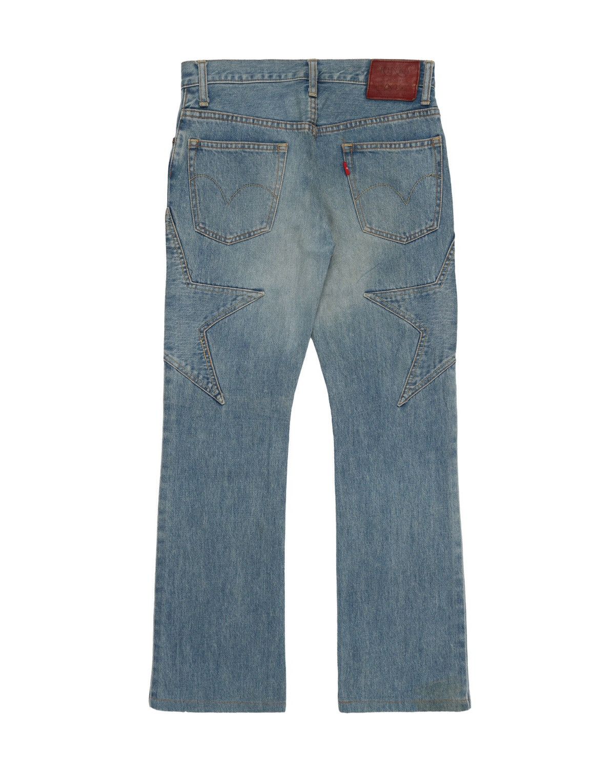 Hysteric Glamour HYSTERIC GLAMOUR – Star Panel Flare Denim Size US 26 / EU 42 - 2 Thumbnail