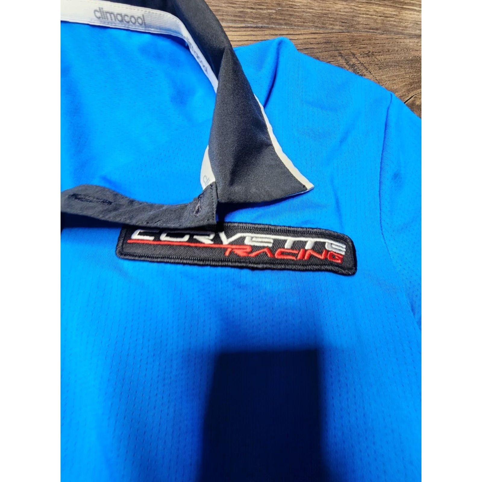 Adidas Adidas Corvette Racing Mens M Climacool Short Sleeve Golf Polo Shirt Size US M / EU 48-50 / 2 - 5 Thumbnail