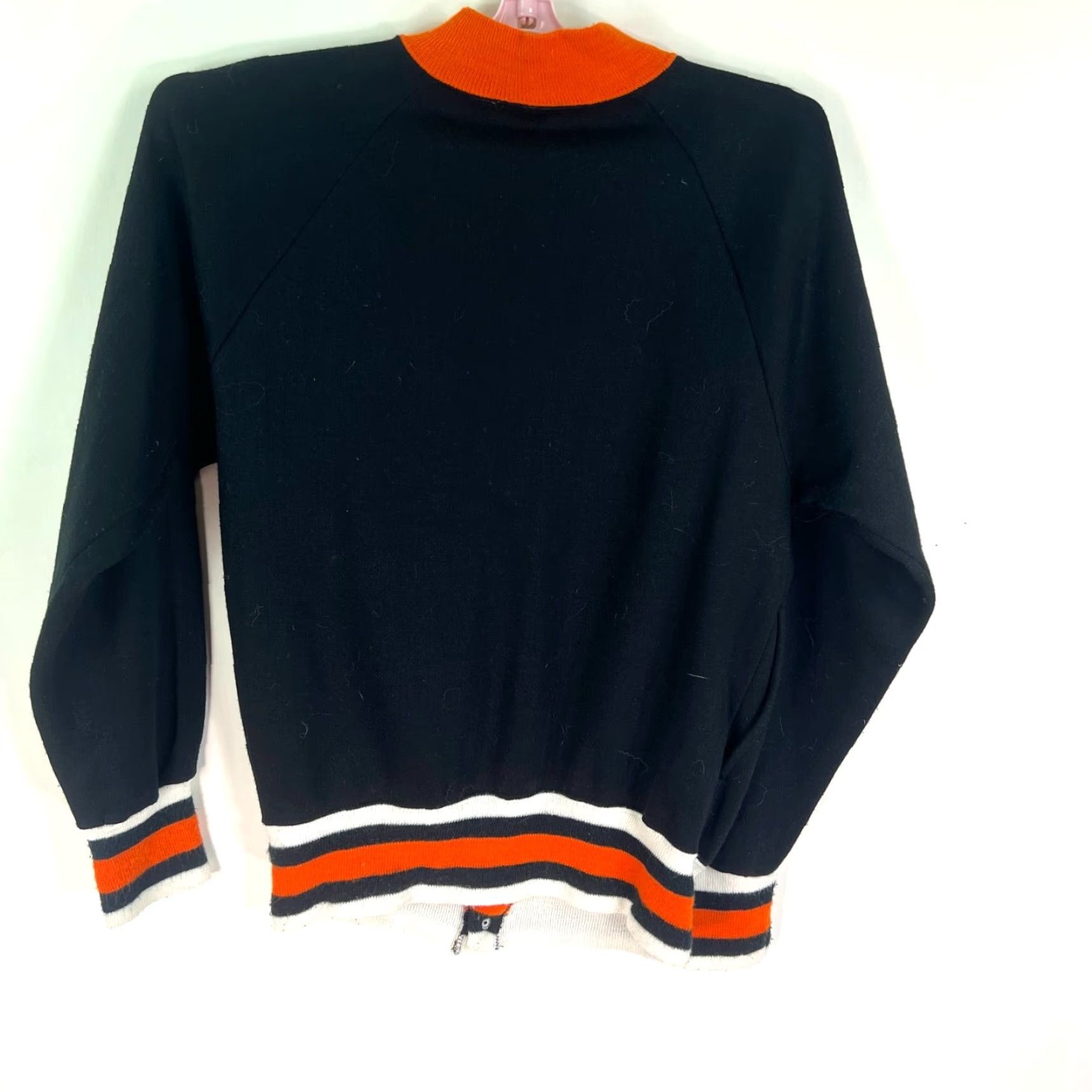 Vintage Vintage Women's Cardigan Sweater M Long Sleeve Black School Knit Casual Fall Spring Summer Size M / US 6-8 / IT 42-44 - 4 Thumbnail