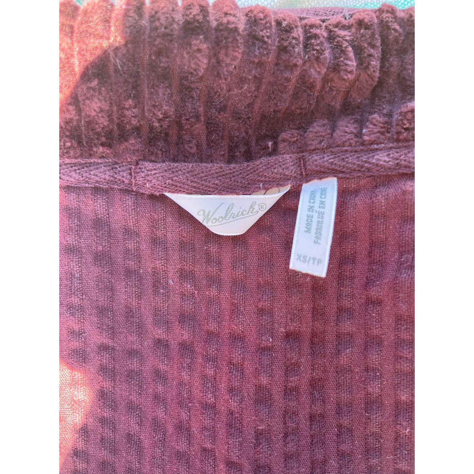 Other Cozy Corduroy Burgundy Woolrich Vest Size XS / US 0-2 / IT 36-38 - 6 Thumbnail