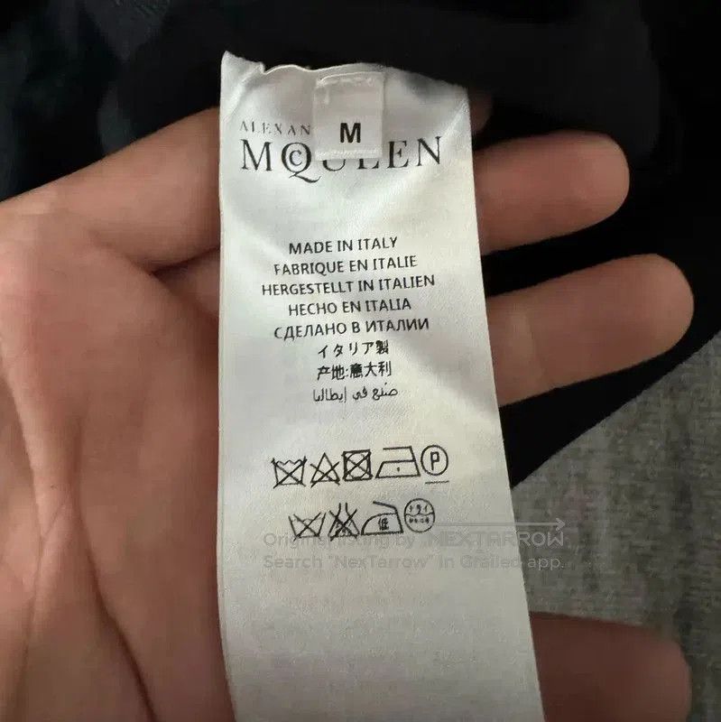 Alexander McQueen Alexander McQueen Black Wool Embroidered Logo Sweater . Size US M / EU 48-50 / 2 - 5 Thumbnail