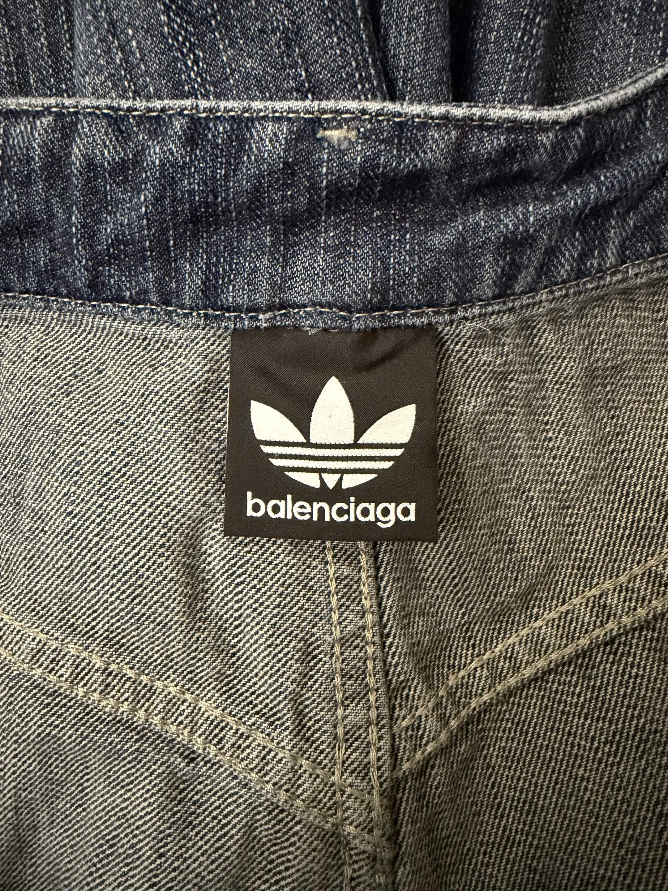 Adidas × Balenciaga SS/23 Runway Balenciaga Adidas Denim Size US 36 / EU 52 - 5 Thumbnail