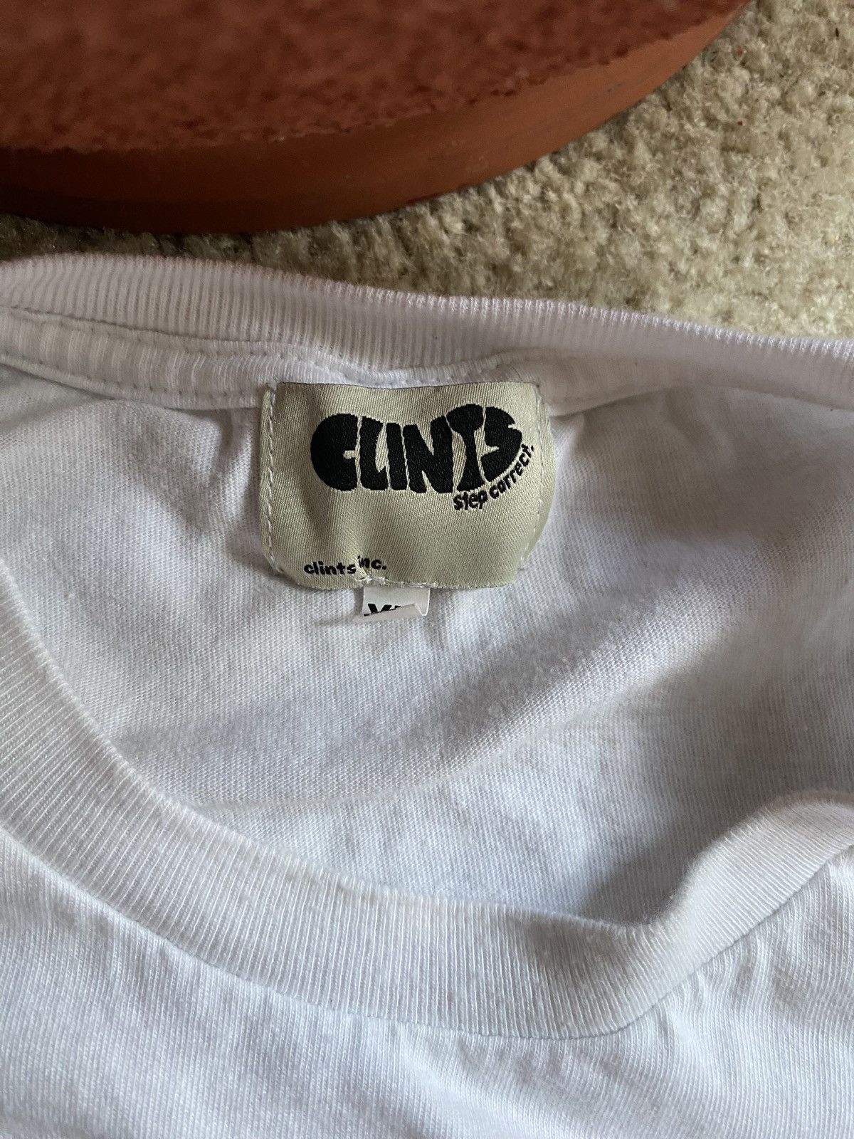 Clints CLINTS INC. 3rd year exclusive stencil tee Size US XL / EU 56 / 4 - 3 Thumbnail