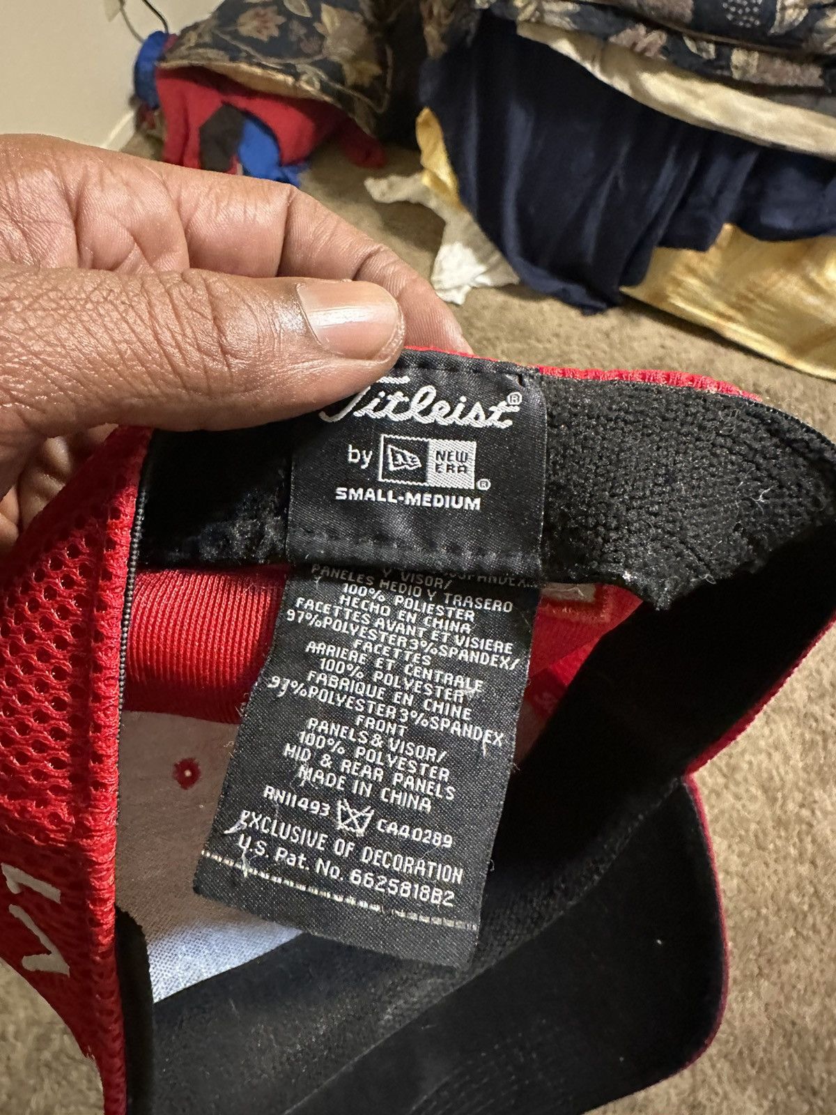 Titleist × Vintage Vintage New Era Titleist Pro V1 hat 00s size small/ medium Size ONE SIZE - 8 Thumbnail