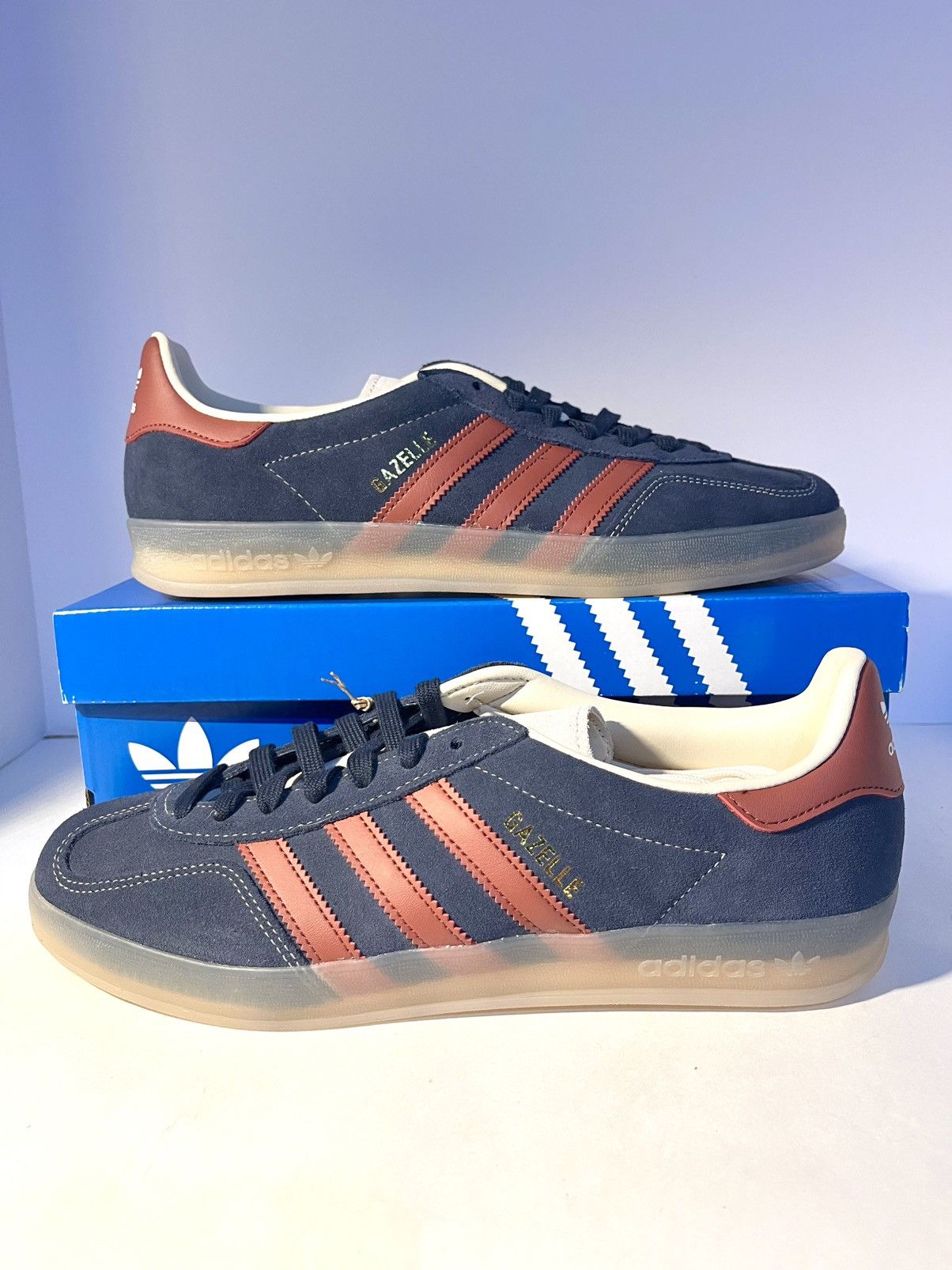 Adidas Gazelle Indoor Legend InkPreloved Ruby JH5404 10 Mens