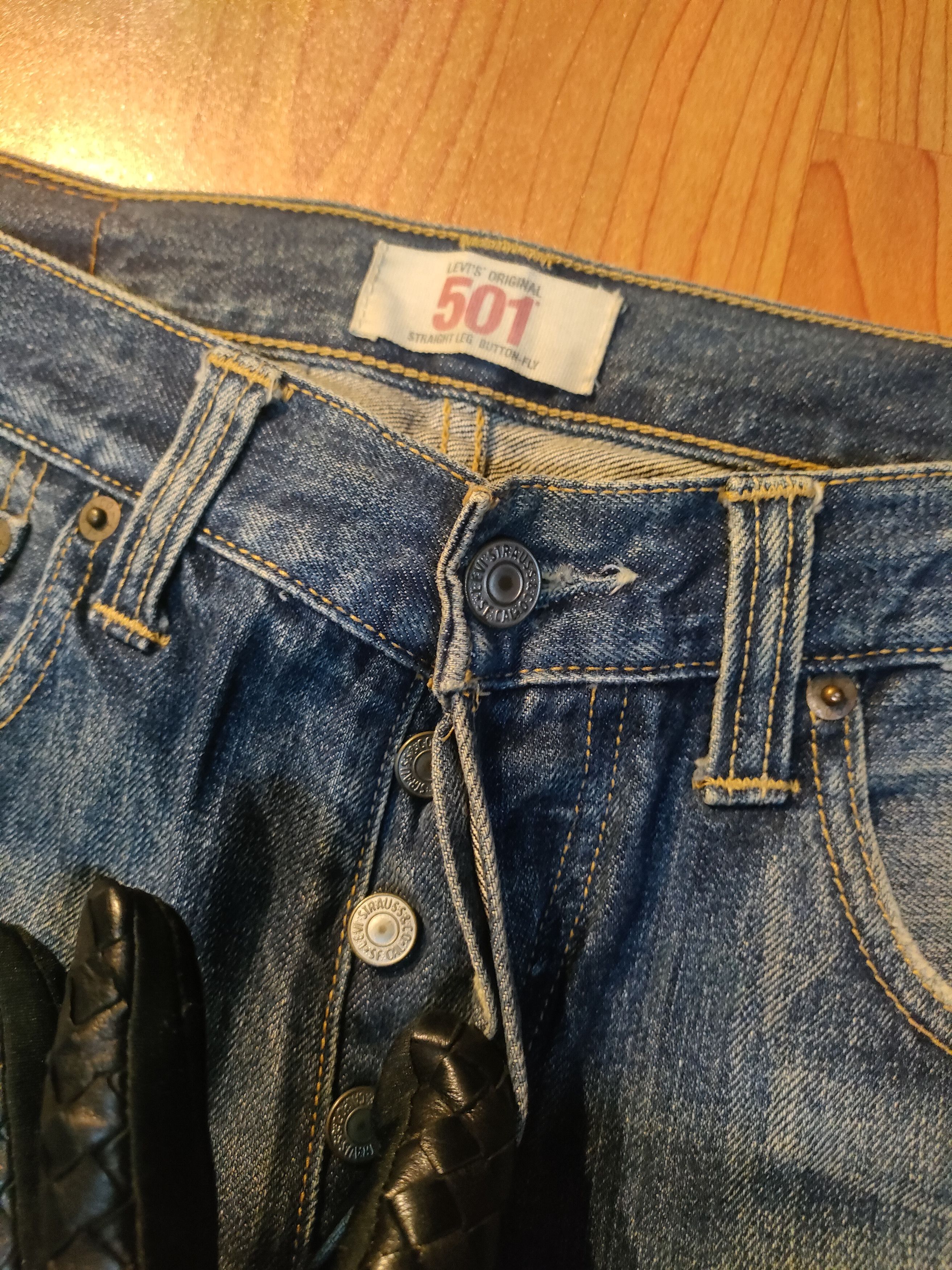 Levi's Distressed Levi's 501 Jeans Size US 32 / EU 48 - 6 Thumbnail