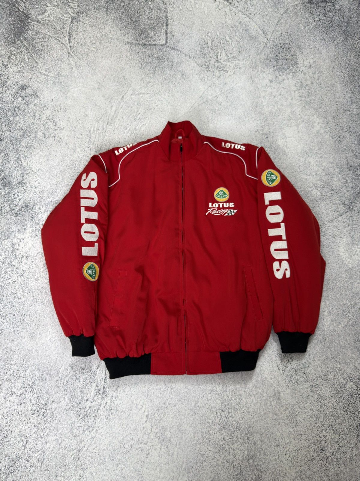Formula 1 VTG Renault Lotus F1 Racing Team Bomber Jacket Motorsport Size US XL / EU 56 / 4 - 2 Thumbnail