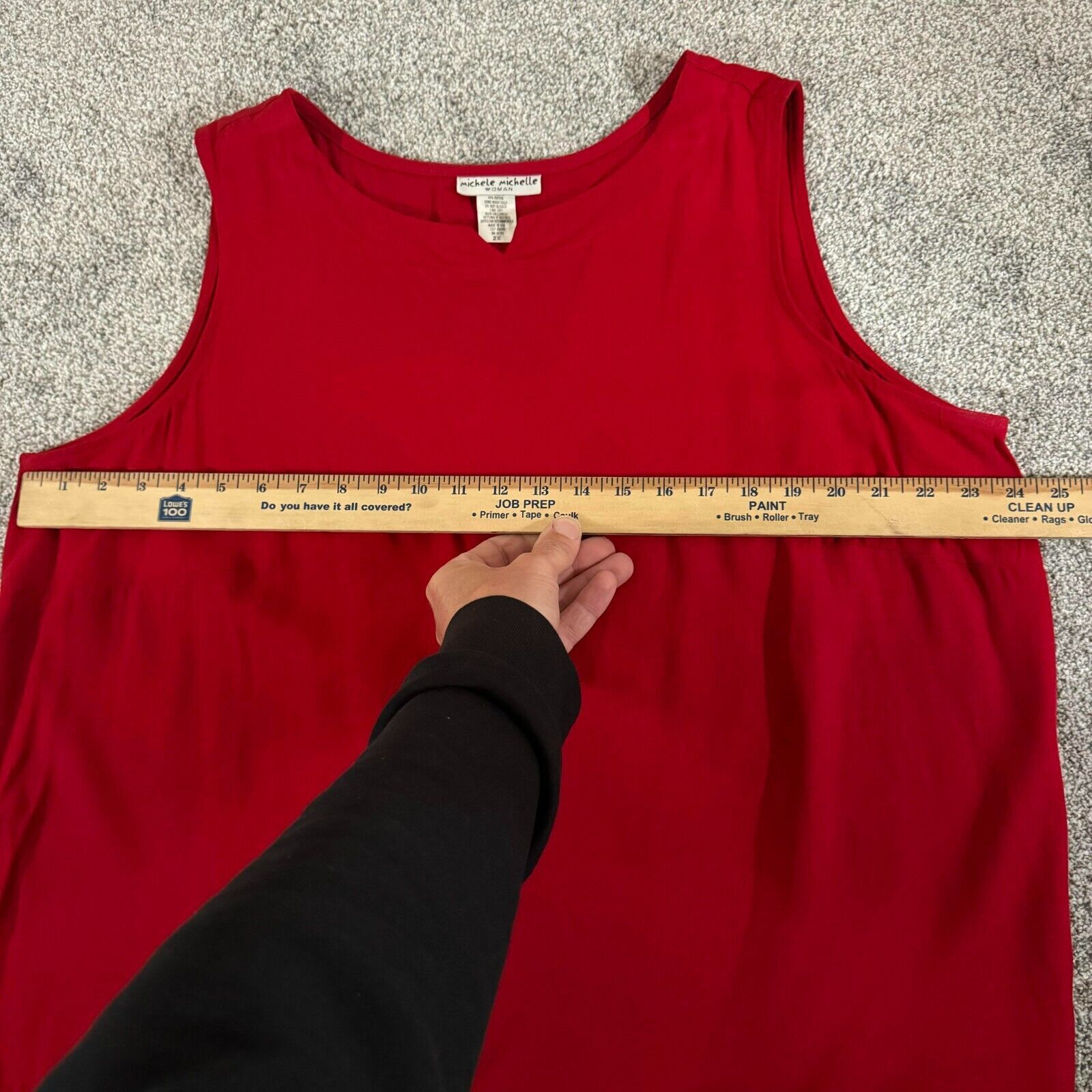 Other Michele Michelle Tank Top Womens Plus 2X Vintage 80s 90s Size XXL / US 16-18 / IT 52-54 - 2 Thumbnail