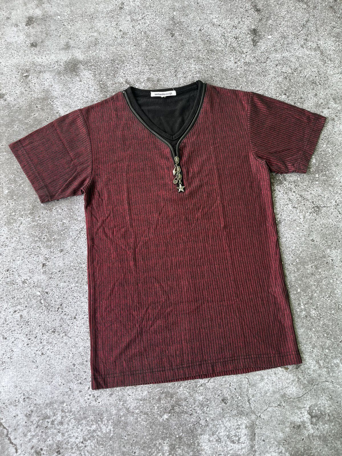 semanticdesign Semanticdesign Y2k Japanese Brand Short Sleeve Size US S / EU 44-46 / 1 - 2 Thumbnail