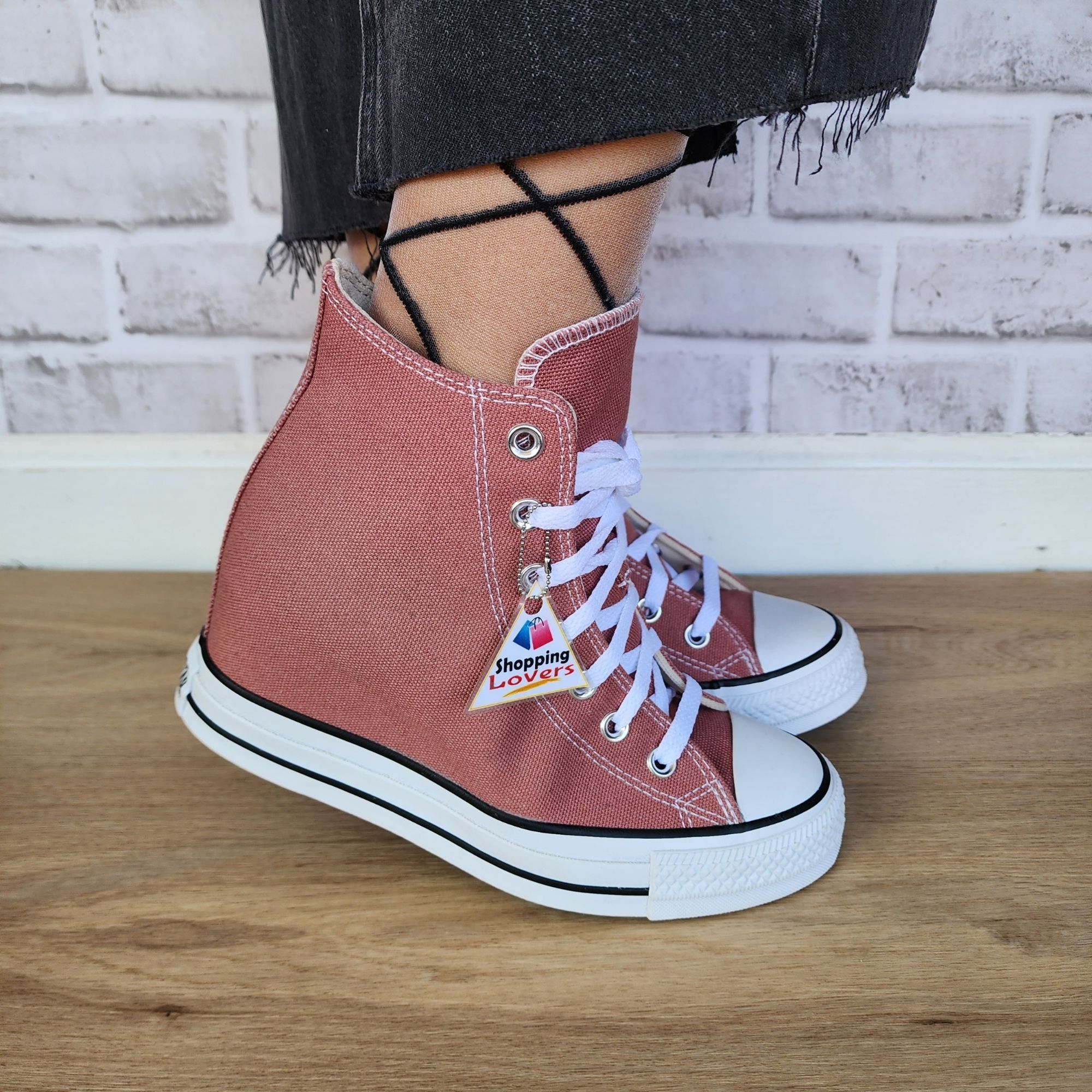 Converse ⭐Converse Chuck Taylor Wedge Platform Sz 7.5 Women's shoes S Size US 7.5 / IT 37.5 - 13 Thumbnail