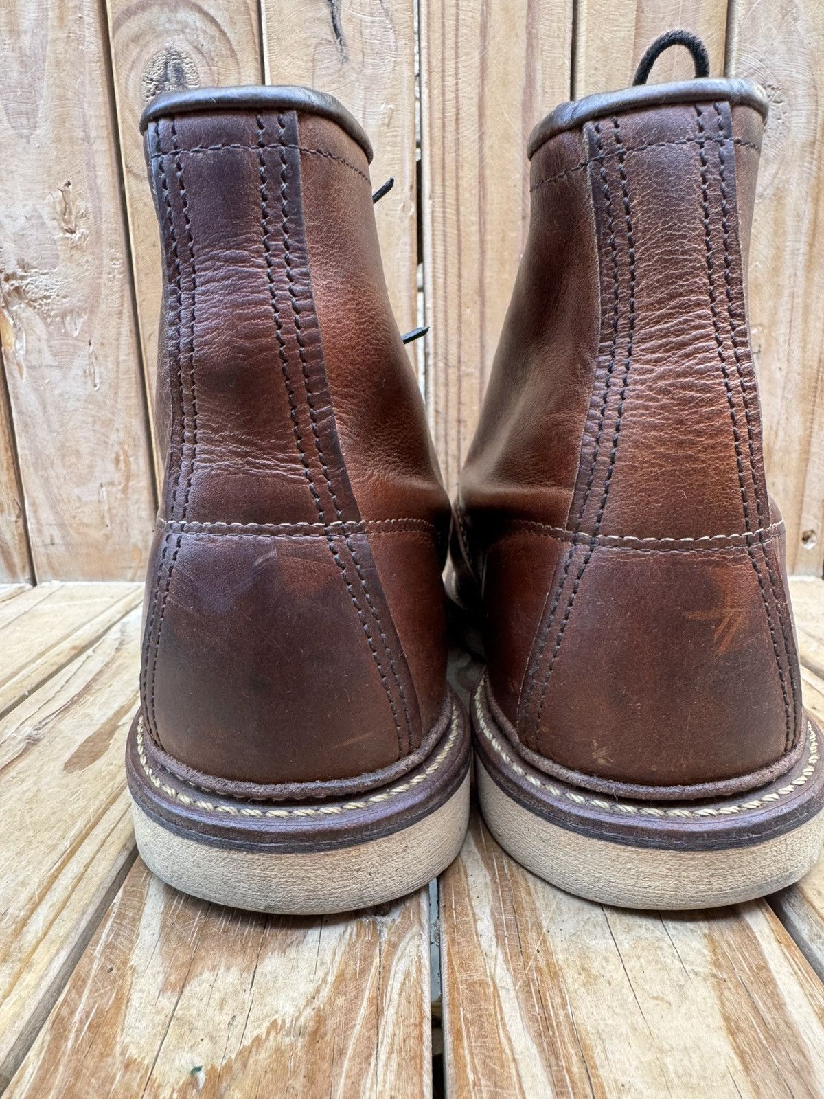 Red Wing Red Wing 1907 Copper Rough Brown Boots UK 7.5 D | EUR 41.5 Size US 8.5 / EU 41-42 - 11 Thumbnail