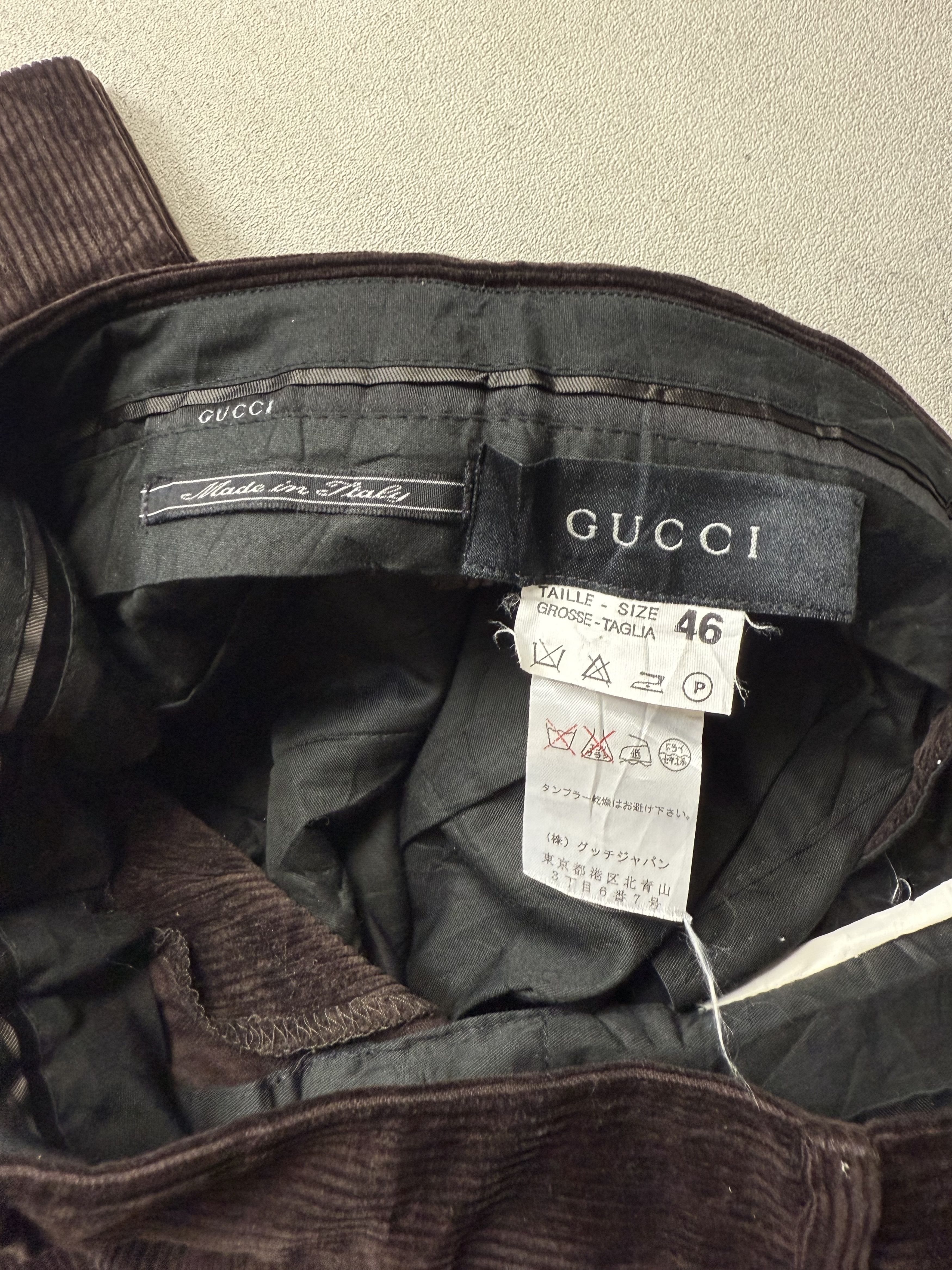 Gucci Vintage Gucci Corduroy Pants Size US 30 / EU 46 - 9 Thumbnail