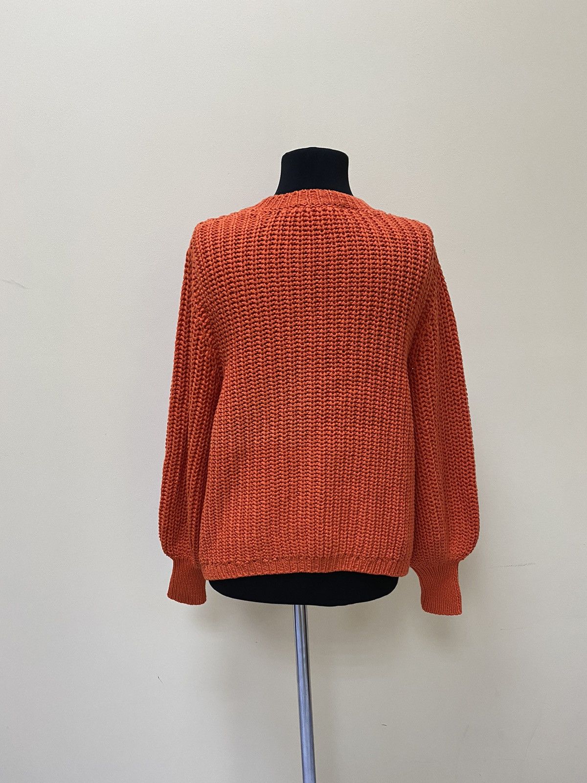 Sezane Sezane Orange Cotton Knit Jumper Sweater Size S Size S / US 4 / IT 40 - 6 Thumbnail