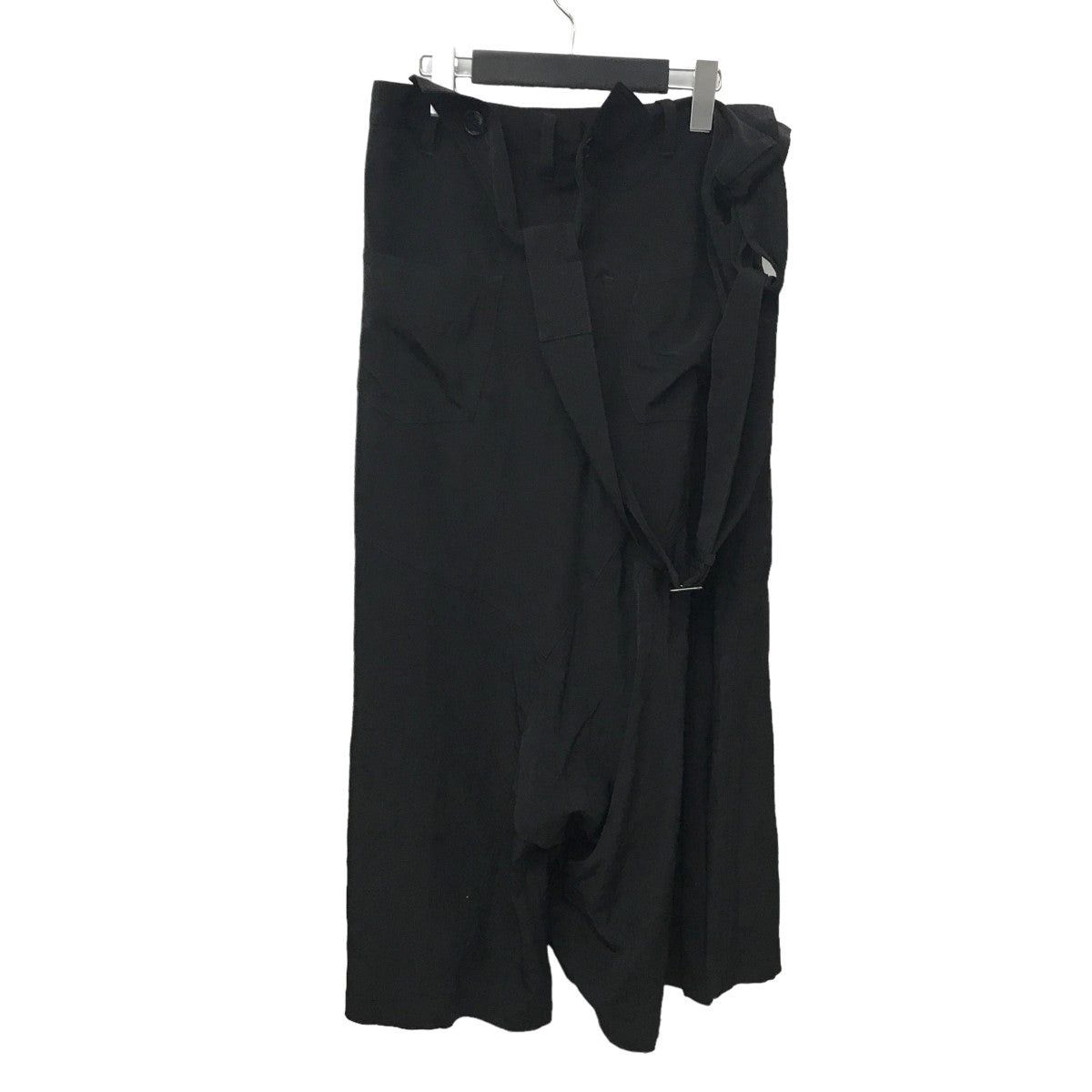 Ground Y GroundY 23SS PANTS One-shoulder suspender pants GI-P08-500 Size US 31 - 2 Thumbnail
