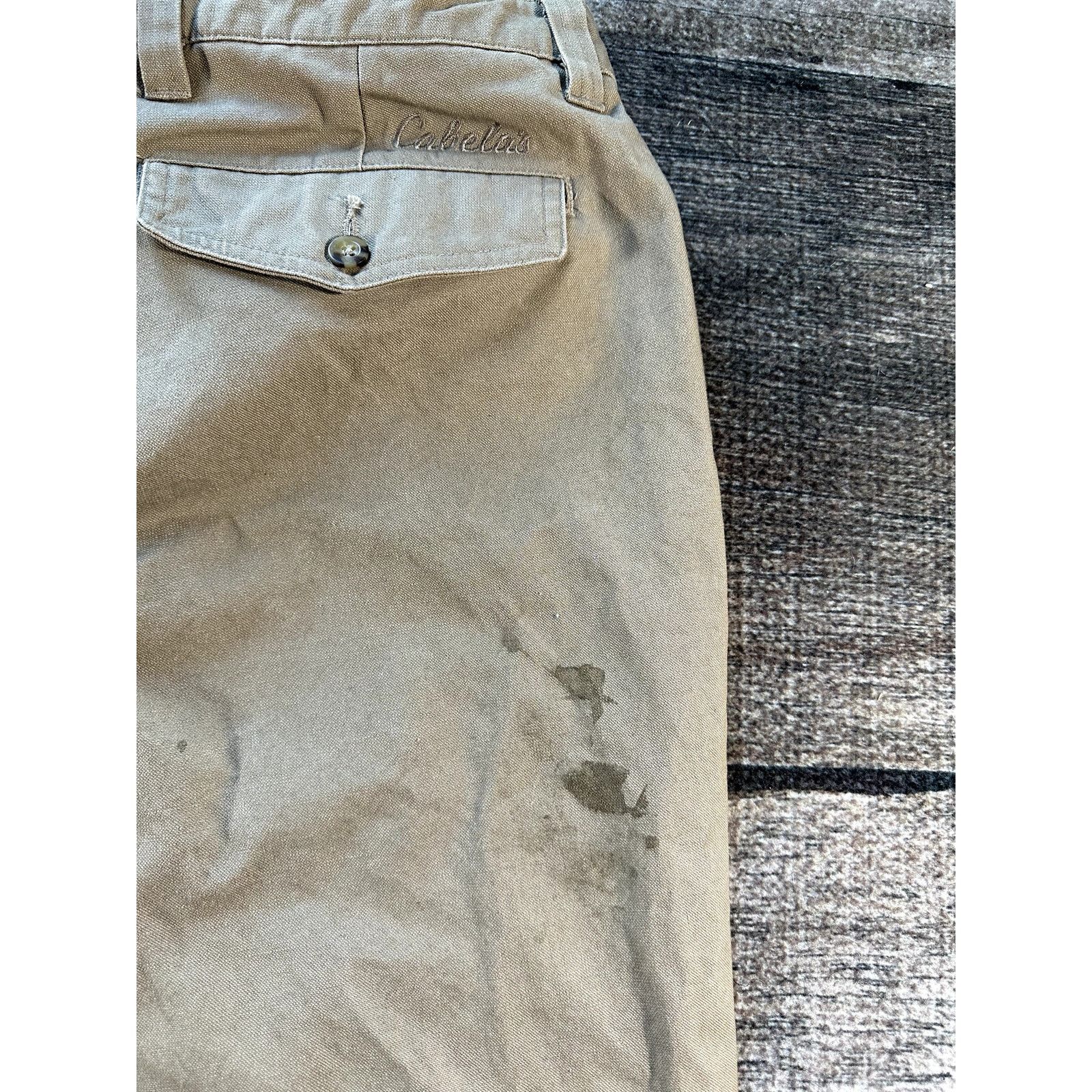 Cabelas Cabela's Mens Hunting Overalls Pants 42x29 Brown Canvas Size US 42 / EU 58 - 8 Thumbnail