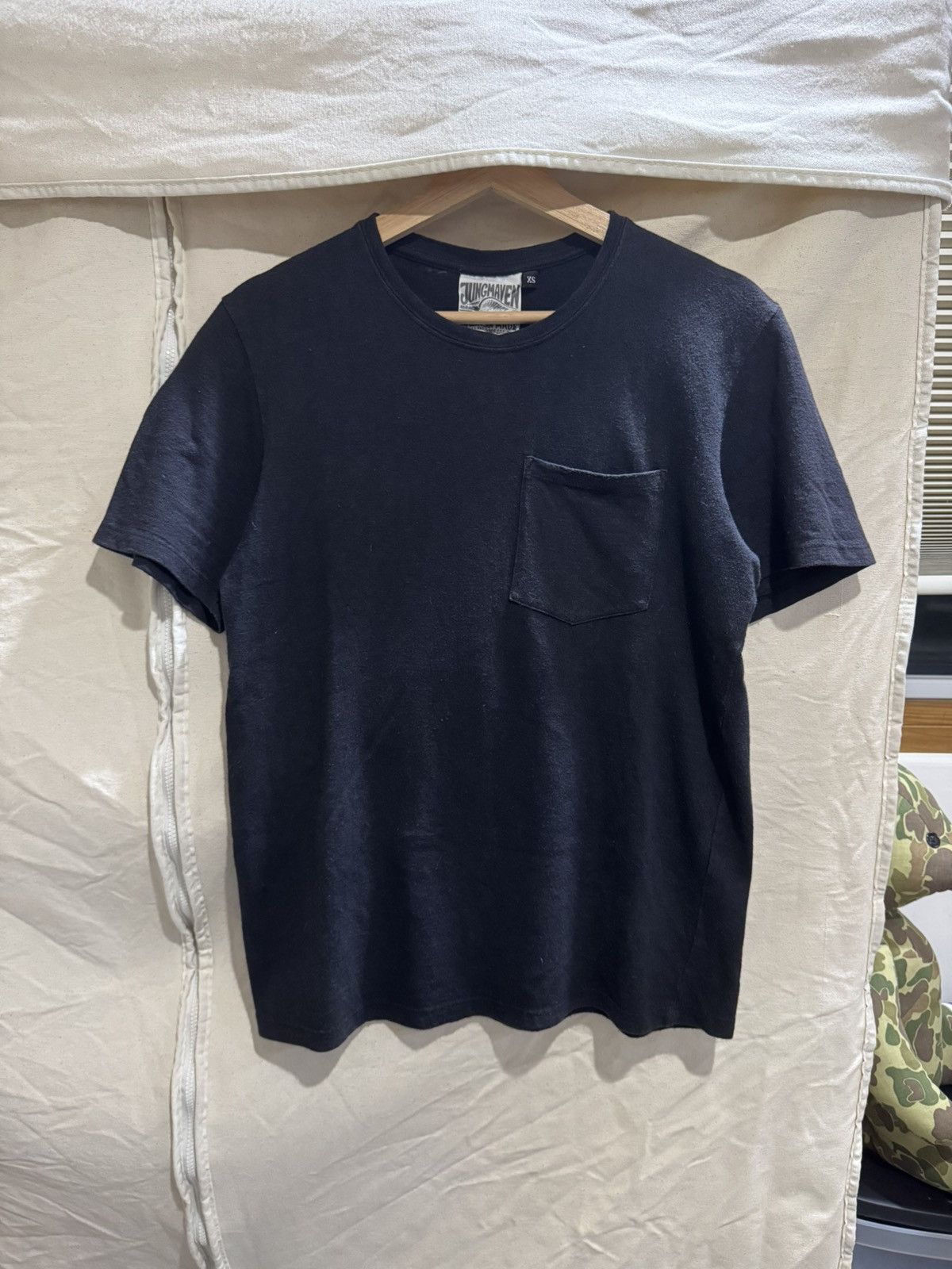 Jungmaven Jungmaven Baja Pocket T-Shirt Washed Black XS Hemp Size US XS / EU 42 / 0 - 7 Thumbnail