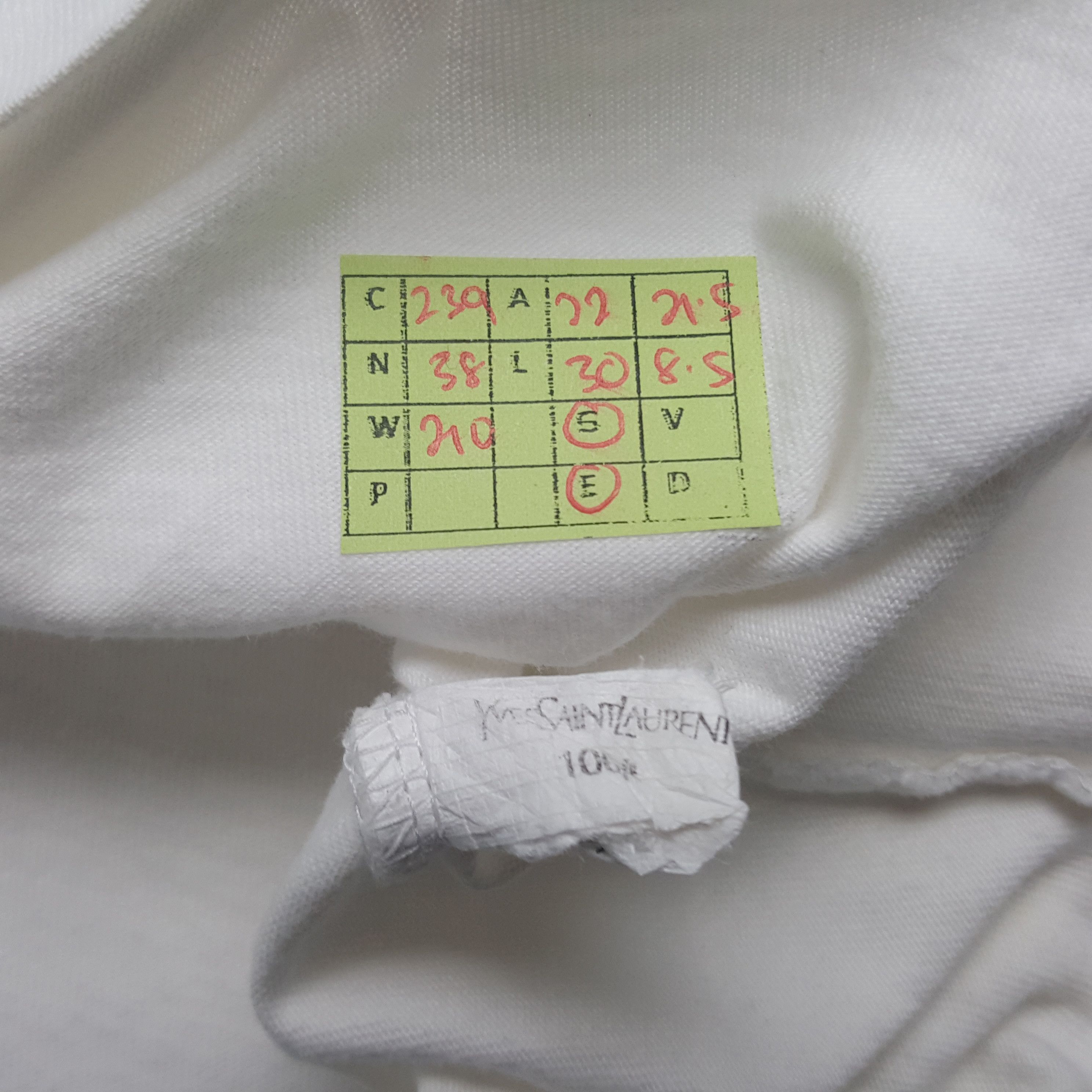 Vintage × Yves Saint Laurent Vintage Yves Saint Laurent Italian Brand Tshirt Size US L / EU 52-54 / 3 - 6 Thumbnail