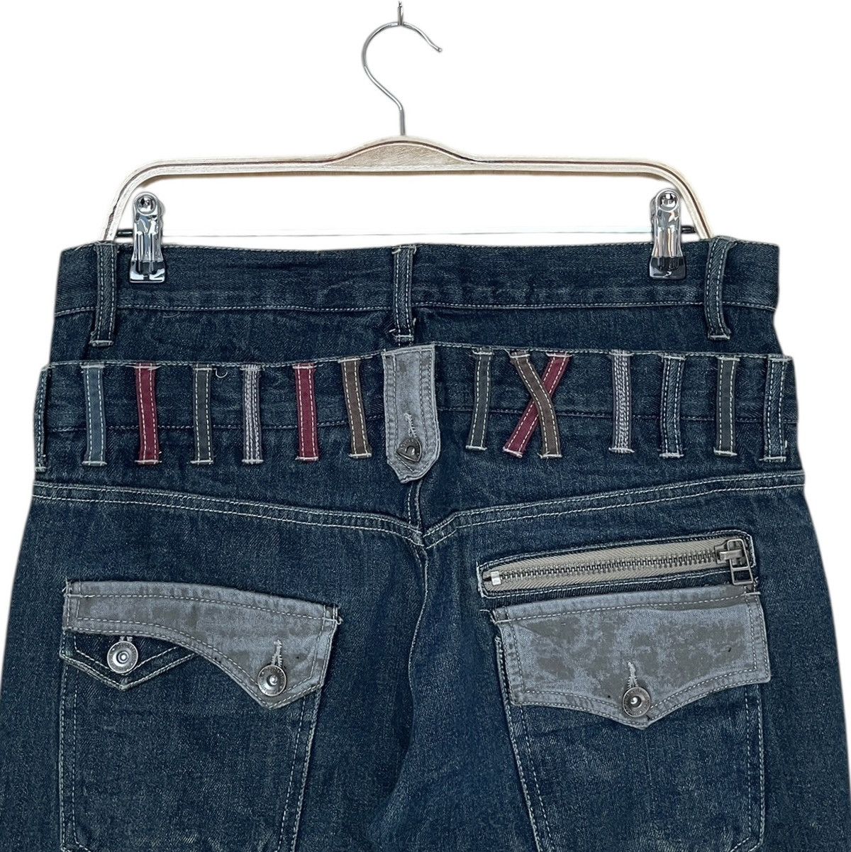 If Six Was Nine × Vintage Vintage Japanese Brand Double Focus Jeans 1990s Size US 33 - 8 Thumbnail