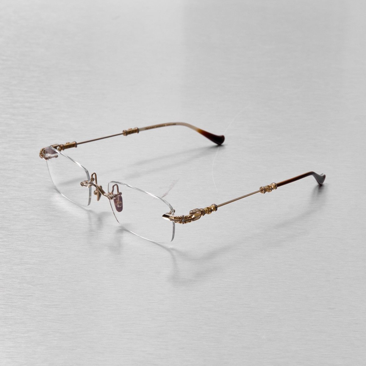 Chrome Hearts CHROME HEARTS PILLS III GP - BRBBR DIAMOND BOY GLASSES Size ONE SIZE - 1 Thumbnail