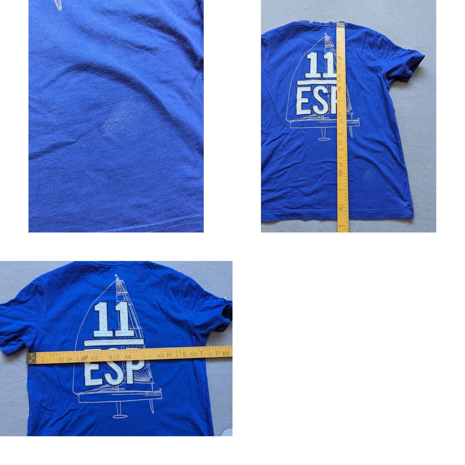 Vintage Gaastra 30 Copa Del Rey 11 ESP Blue Shirt Mens XL T-Shirt Short Sleeve Size US XL / EU 56 / 4 - 9 Thumbnail