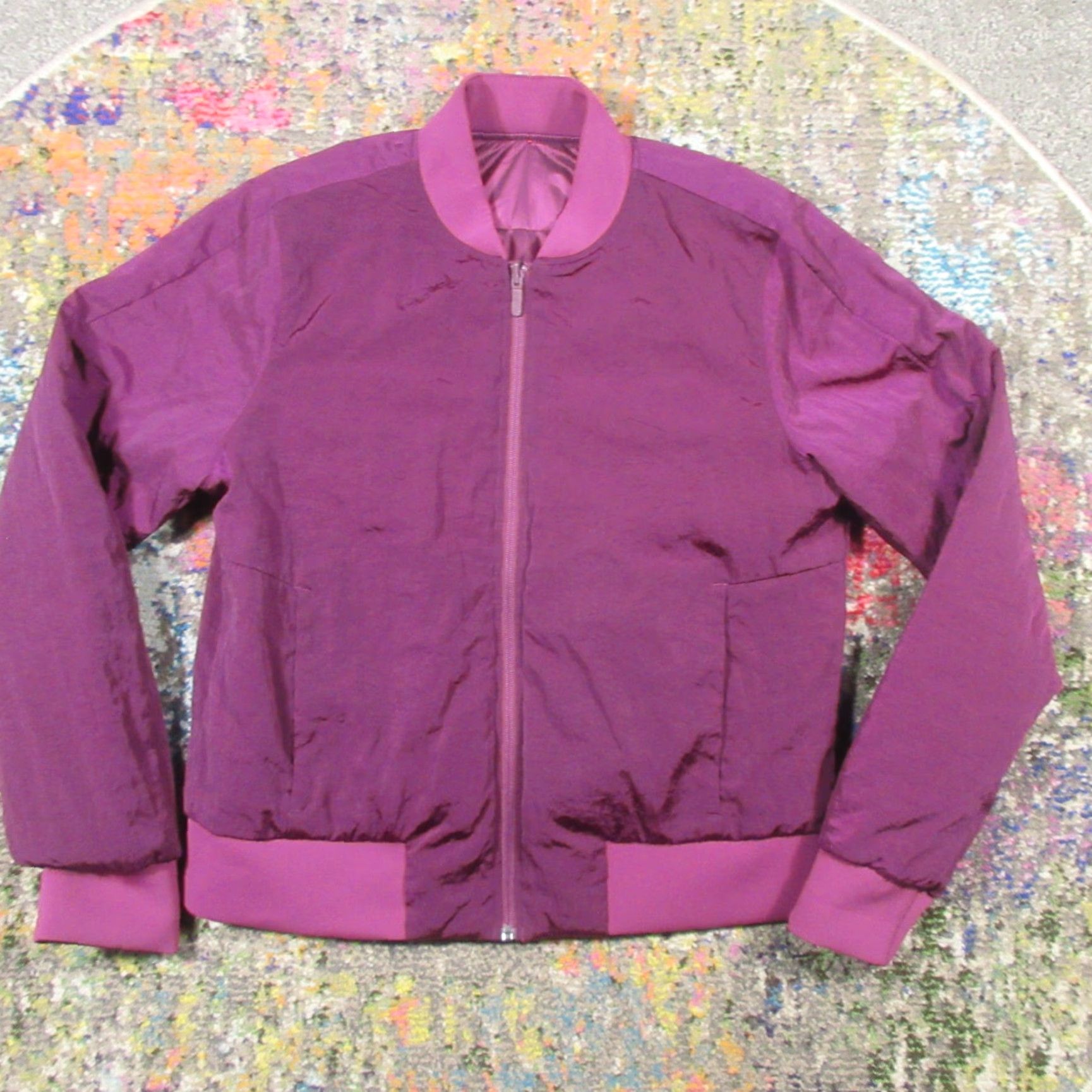 Lululemon Lululemon Puffer Jacket Womens L Magenta Reversible Shiny Blade Collar Primaloft Size L / US 10 / IT 46 - 3 Thumbnail
