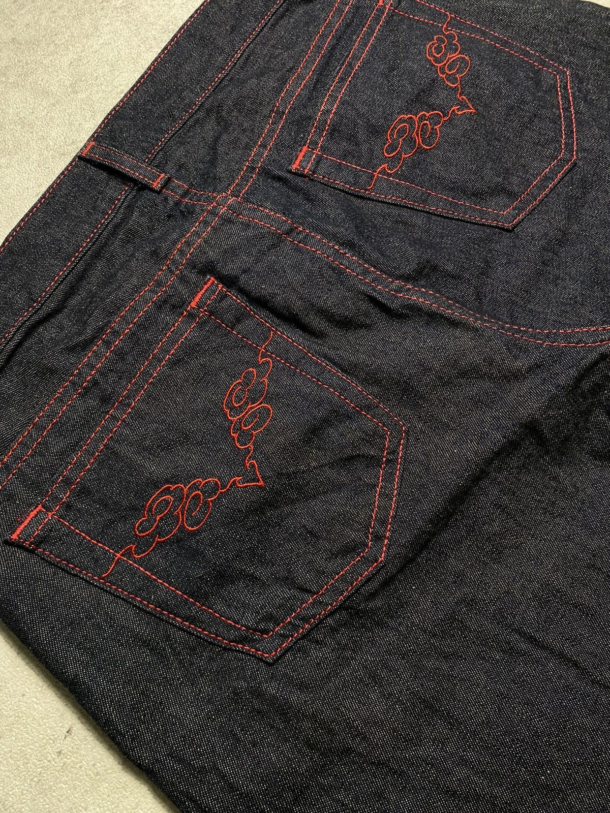 Japanese Brand × Le Grande Bleu (L.G.B.) × Vivienne Tam Vintage Vivienne Tam Dragon embroidered denim pants Size 31" - 6 Thumbnail
