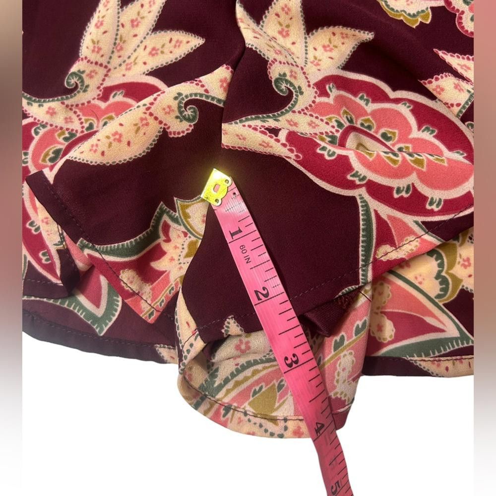 Designer Show Me Your Mumu l Bailey Tie Back Paisley Romper Small Size 28" / US 6 / IT 42 - 6 Thumbnail