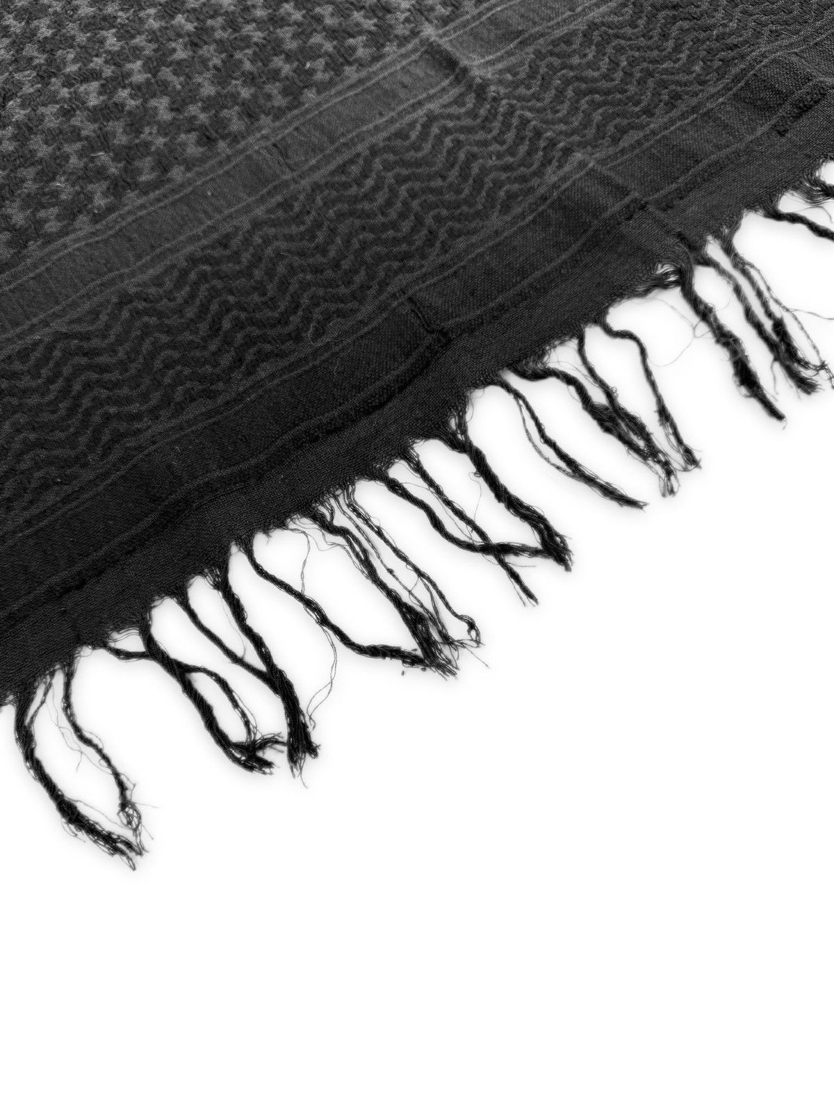 Raf Simons AW01 Raf Simons ‘Riot! Riot! Riot!’ Keffiyeh Square Tassel Scarf Size ONE SIZE - 4 Thumbnail
