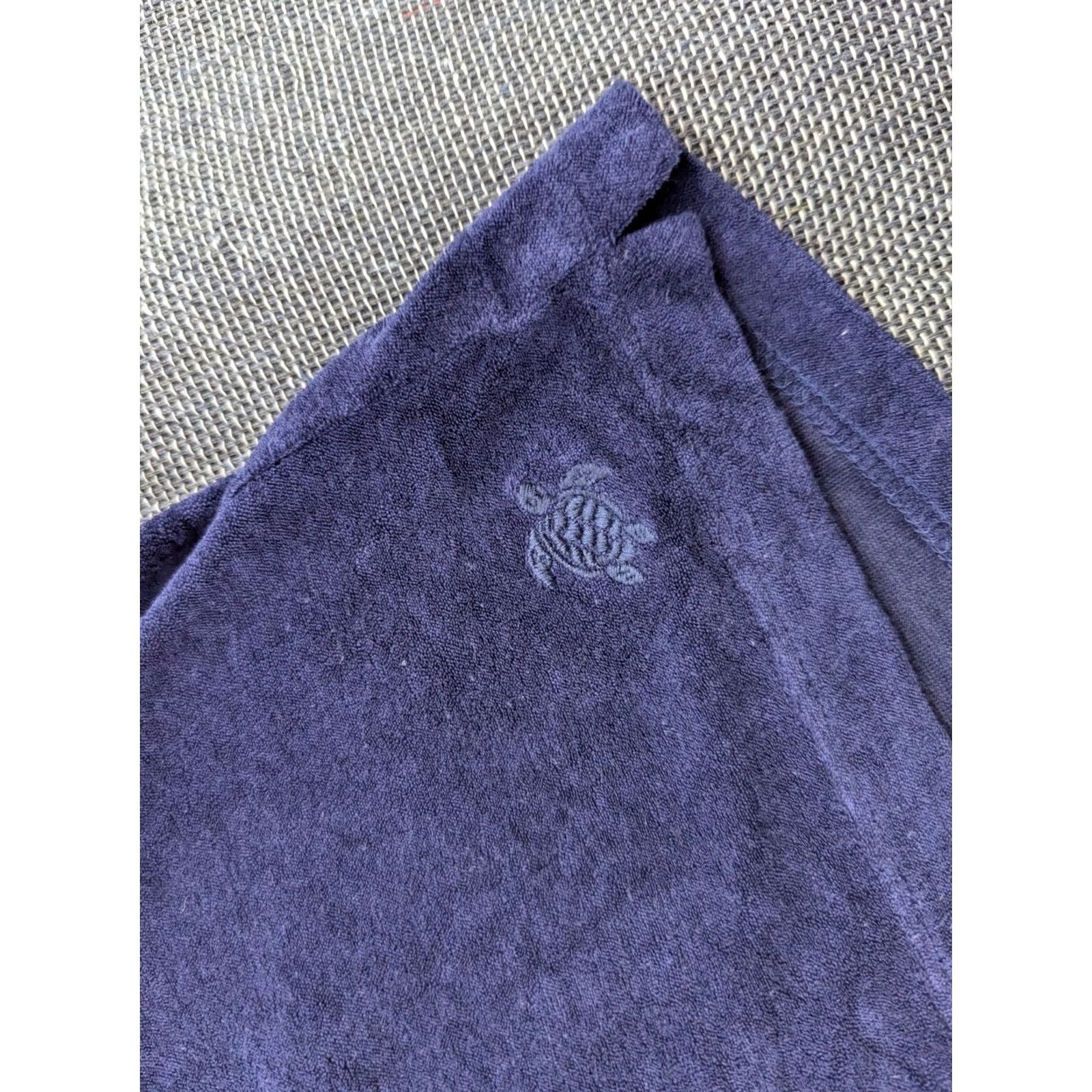 Vilebrequin Vilebrequin Fiora Terry Cloth Mini shorts Blue Womens Medium Drawstrings Size 32" / US 10 / IT 46 - 6 Thumbnail