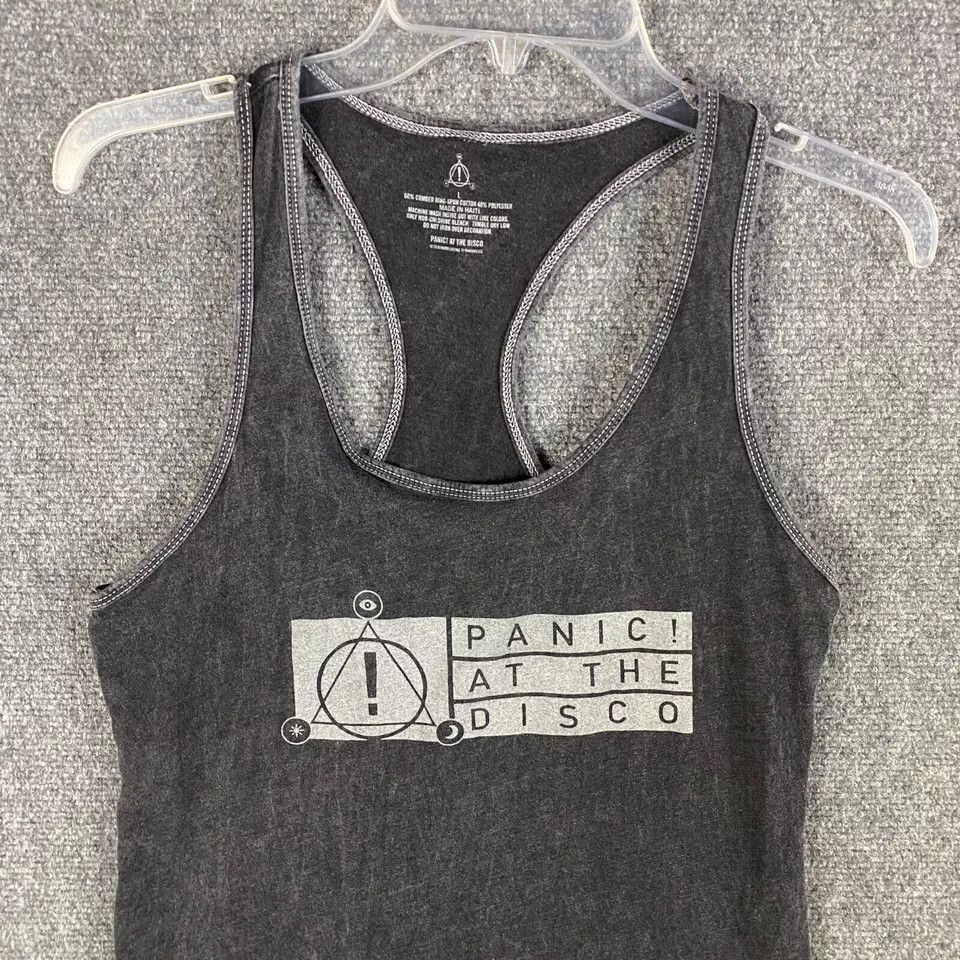Other Panic at The Disco Tank Top Women's Large Cotton Blend L Size L / US 10 / IT 46 - 2 Thumbnail