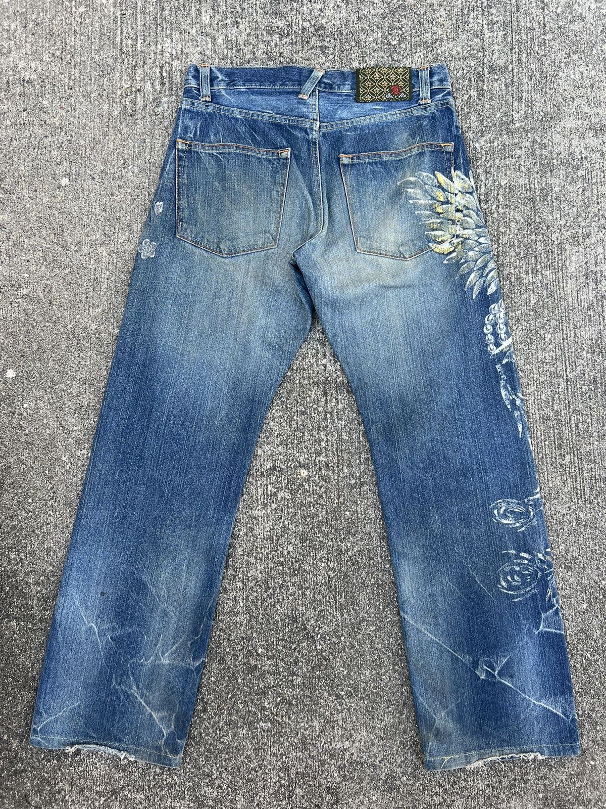Eternal Vintage Eternal Japan Dirty Mud Denim Painter Jeans Size US 30 / EU 46 - 2 Thumbnail