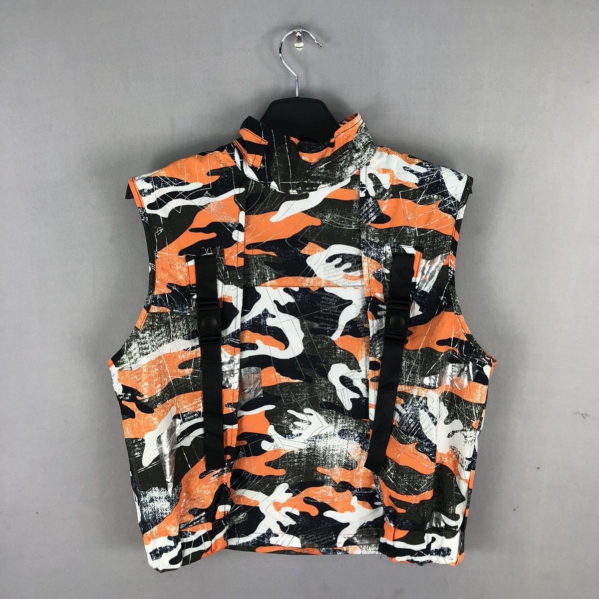 Japanese Brand Vintage Camo Vest Nylon Buckle Back Pullover Harajuku Style Size US M / EU 48-50 / 2 - 4 Thumbnail