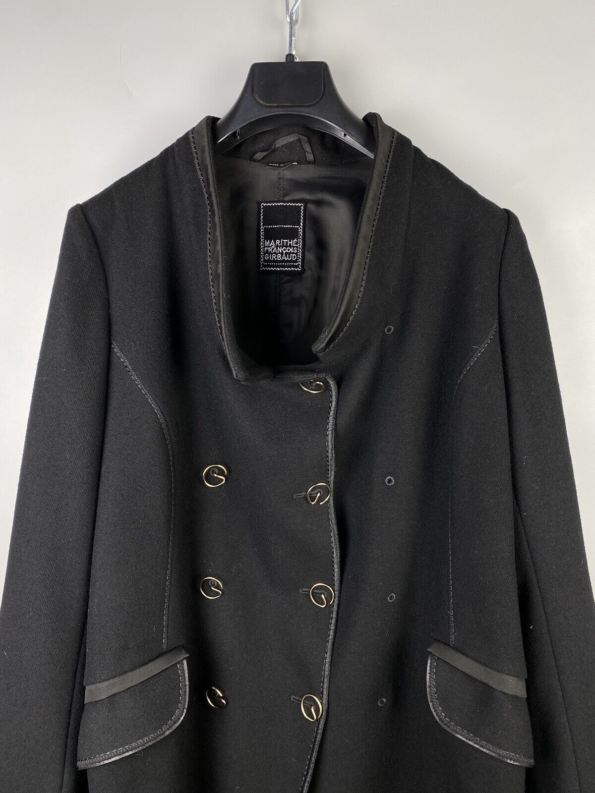 Marithe + Francois Girbaud Marithe Francois Girbaud Avant Garde Wool Long Coat Size M / US 6-8 / IT 42-44 - 3 Thumbnail