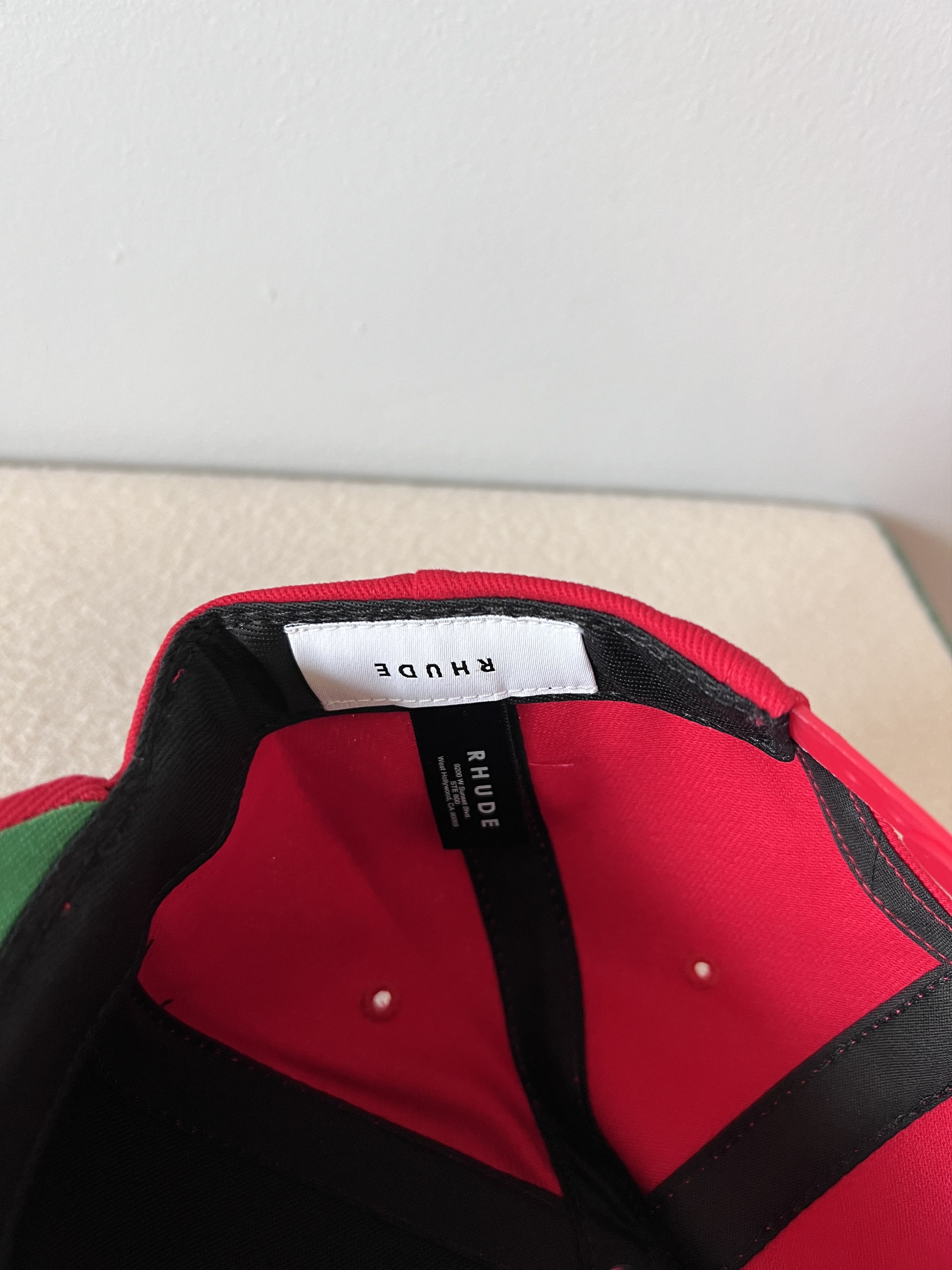 Rhude Rhude Riviera Sailing Hat in Red Size ONE SIZE - 6 Thumbnail