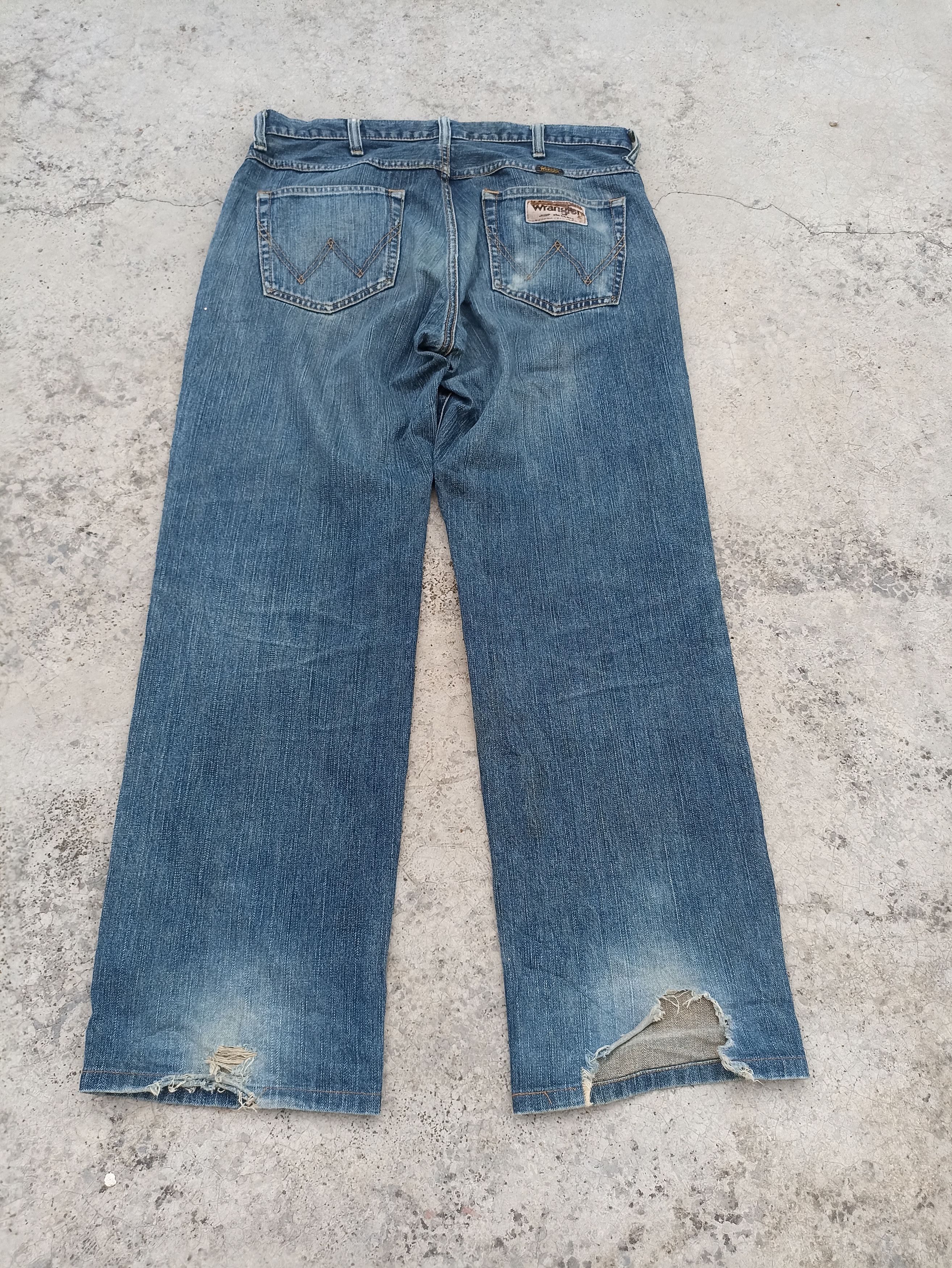 If Six Was Nine Flare Vtg Wrangler Jeans Distressed if six was nine baggy Size US 36 / EU 52 - 5 Thumbnail