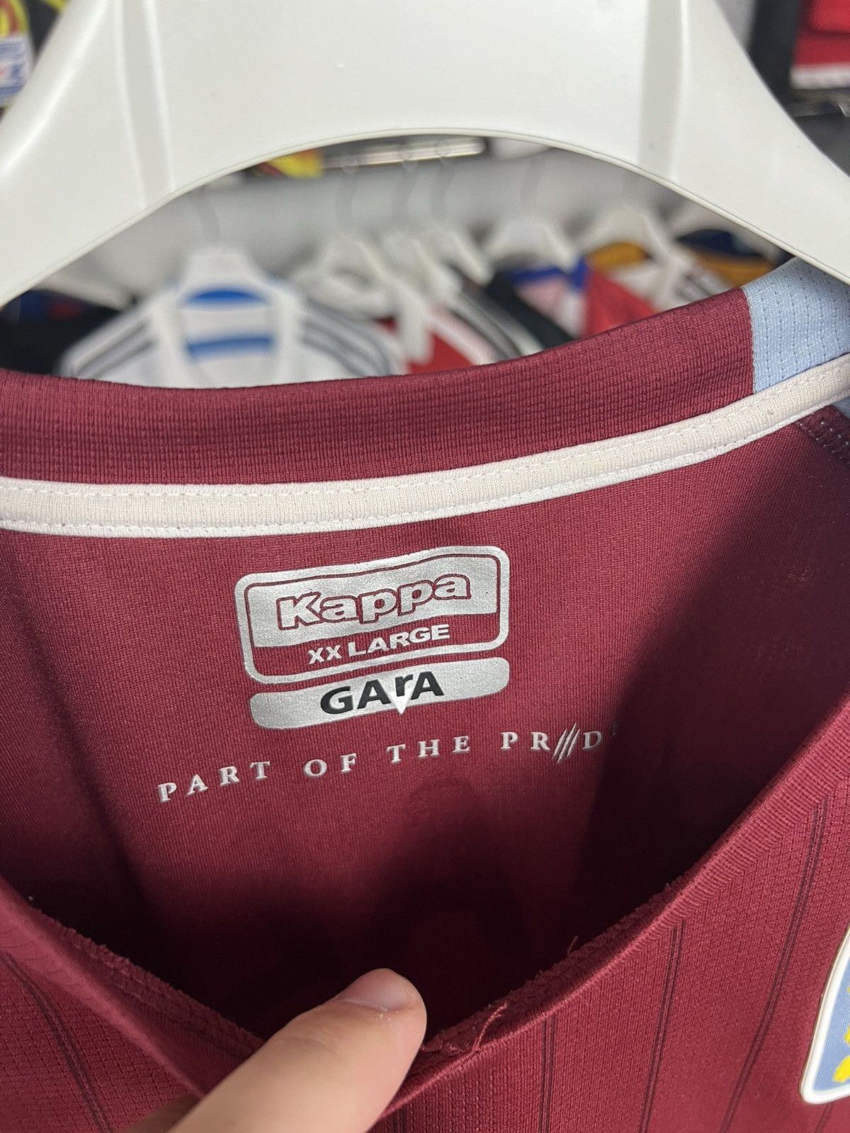 Kappa Jersey Kappa Aston Villa 2020/21 Grealish #10 Size US XL / EU 56 / 4 - 5 Thumbnail
