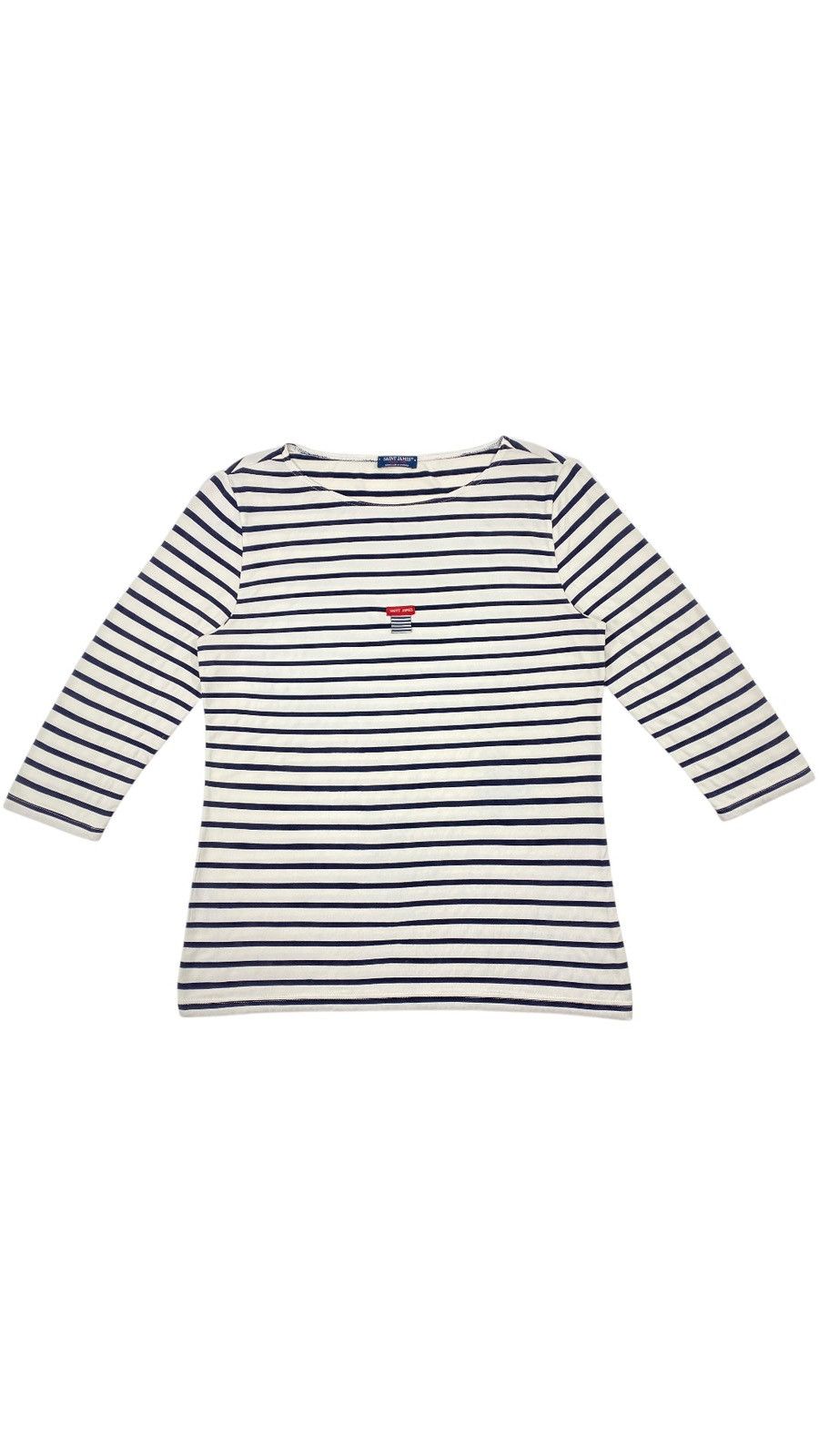Saint James Vintage 90s Saint James France Striped Asap Rocky Style Tee Size L / US 10 / IT 46 - 1 Thumbnail